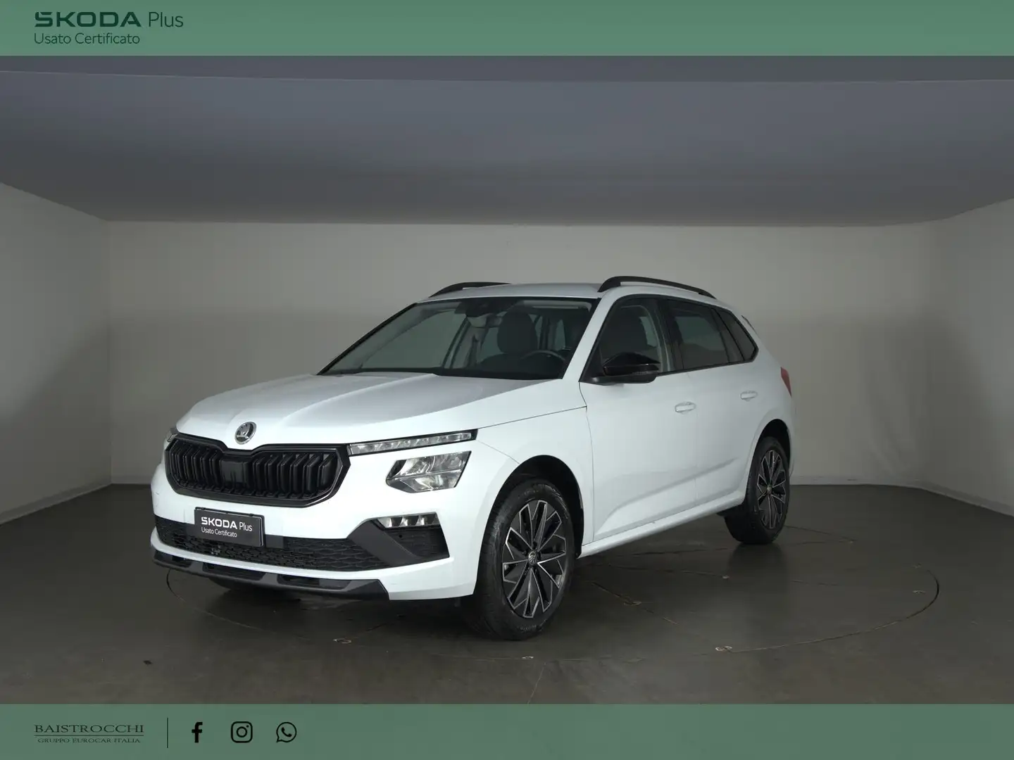 Skoda Kamiq 1.0 tsi black dots 115cv Bianco - 1