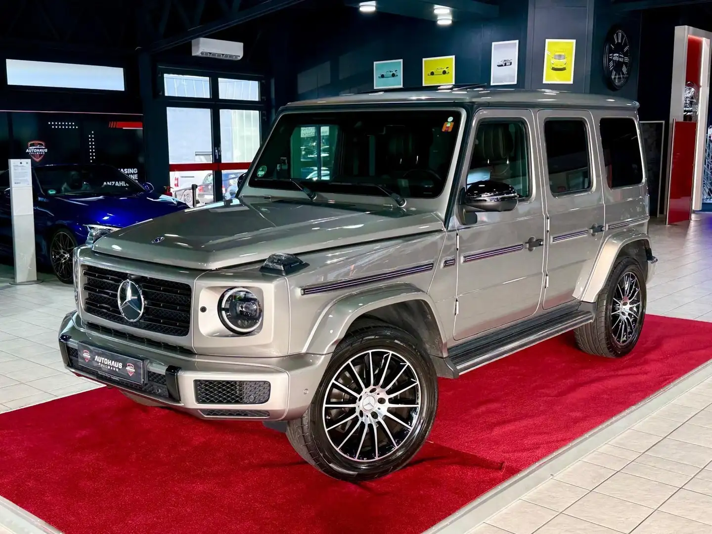 Mercedes-Benz G 500 AMG-LINE NIGHT CARBON BURMES 360GRAD KAM Argent - 1