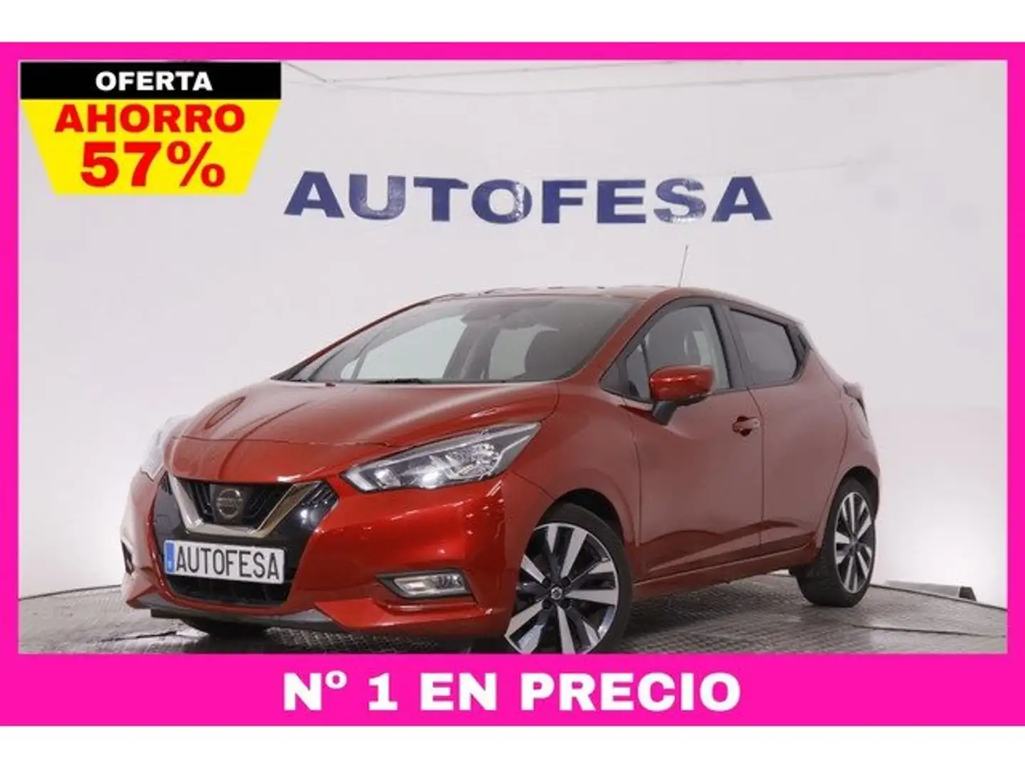 Nissan Micra IG-T Tekna 100 Rojo - 1
