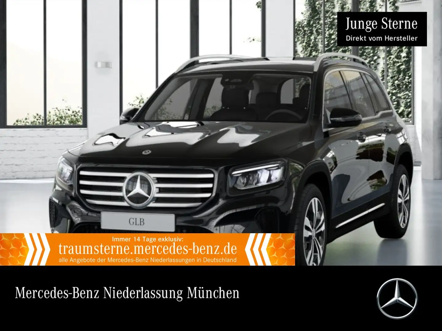 Mercedes-Benz GLB 200 PROGRESSIVE+PANO+LED+KAMERA+7G Schwarz - 1
