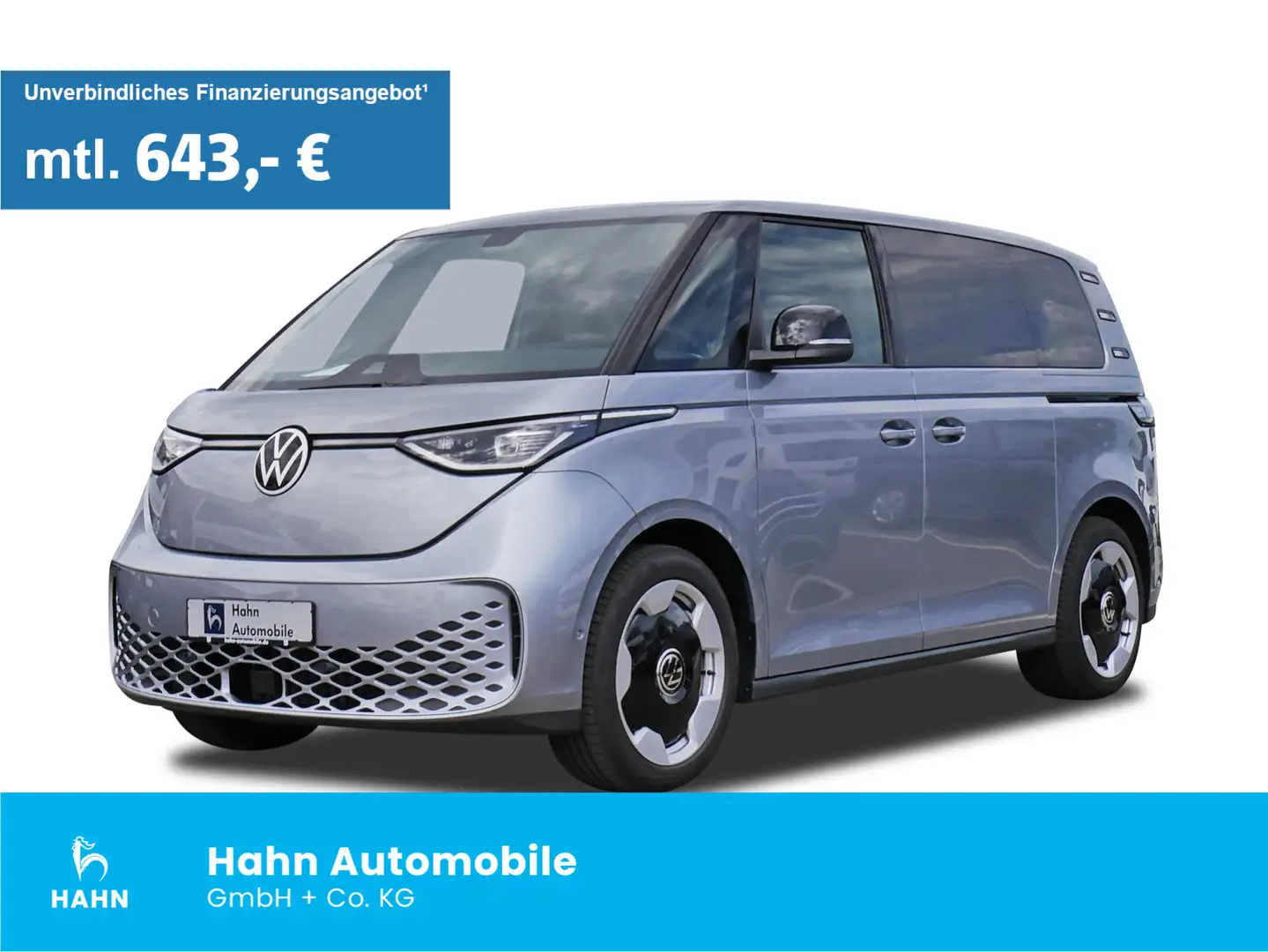 Volkswagen ID. Buzz PRO 150KW 77kWh AHK NAVI PARKASSIST Silber - 1