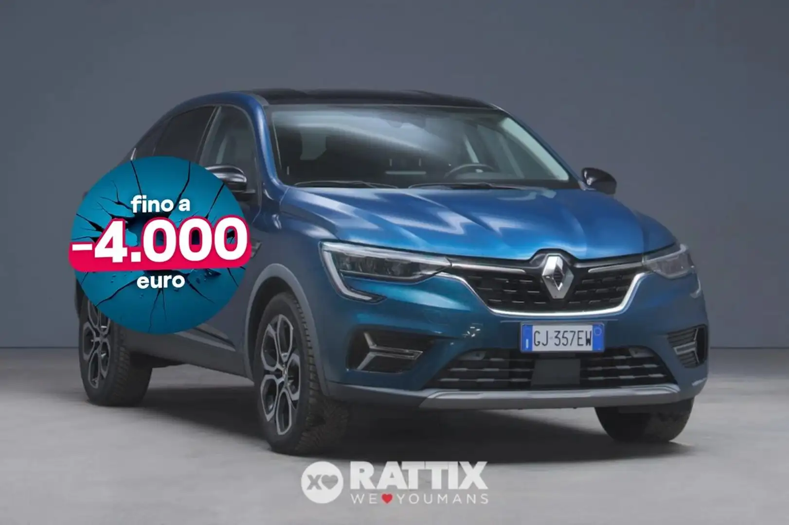 Renault Arkana 1.6 E-Tech hybrid 145CV Intens Bleu - 1