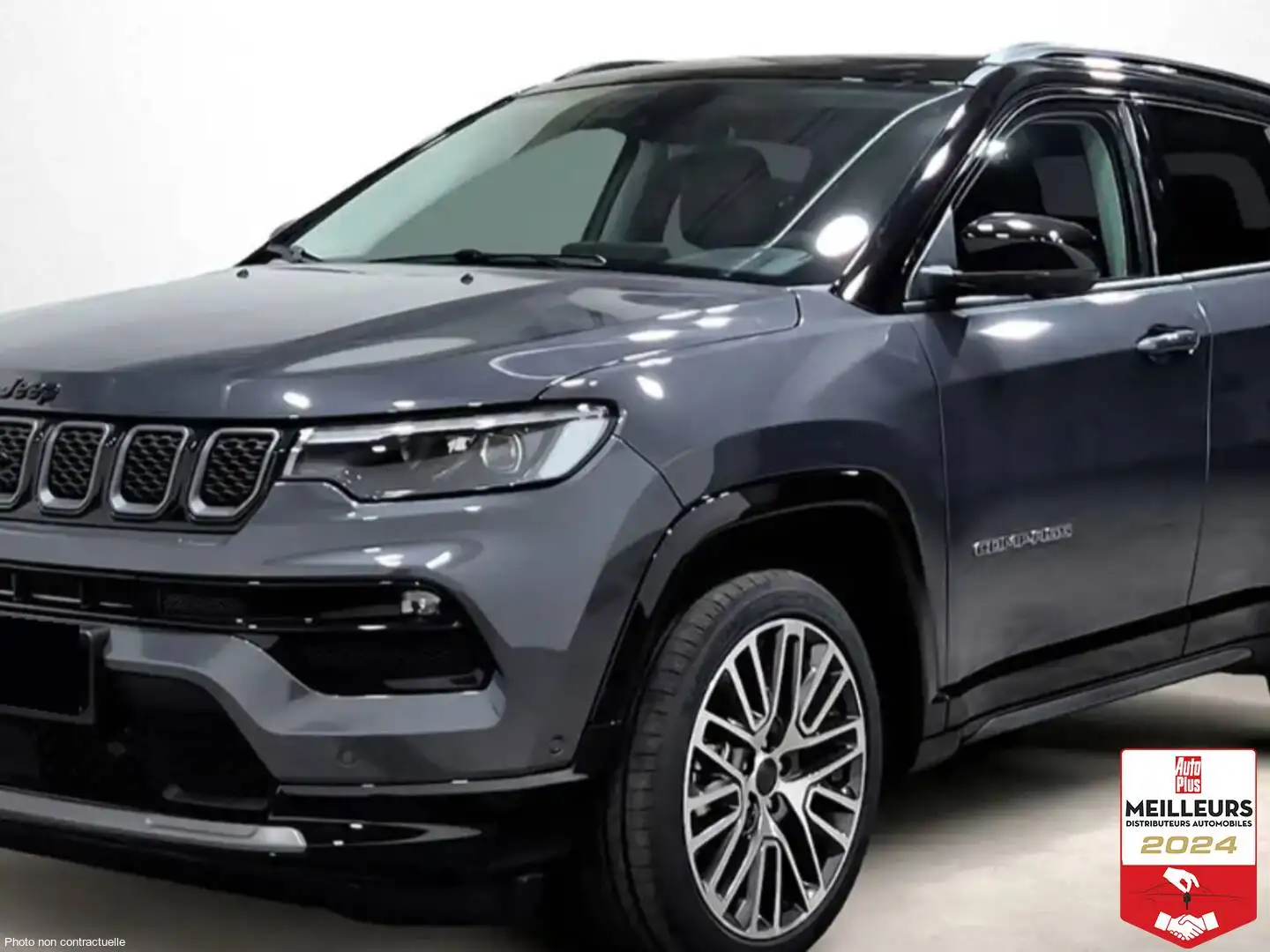 Jeep Compass 1.5 Turbo T4 130 BVR7 e-Hybrid Summit +Caméra 360 Noir - 1