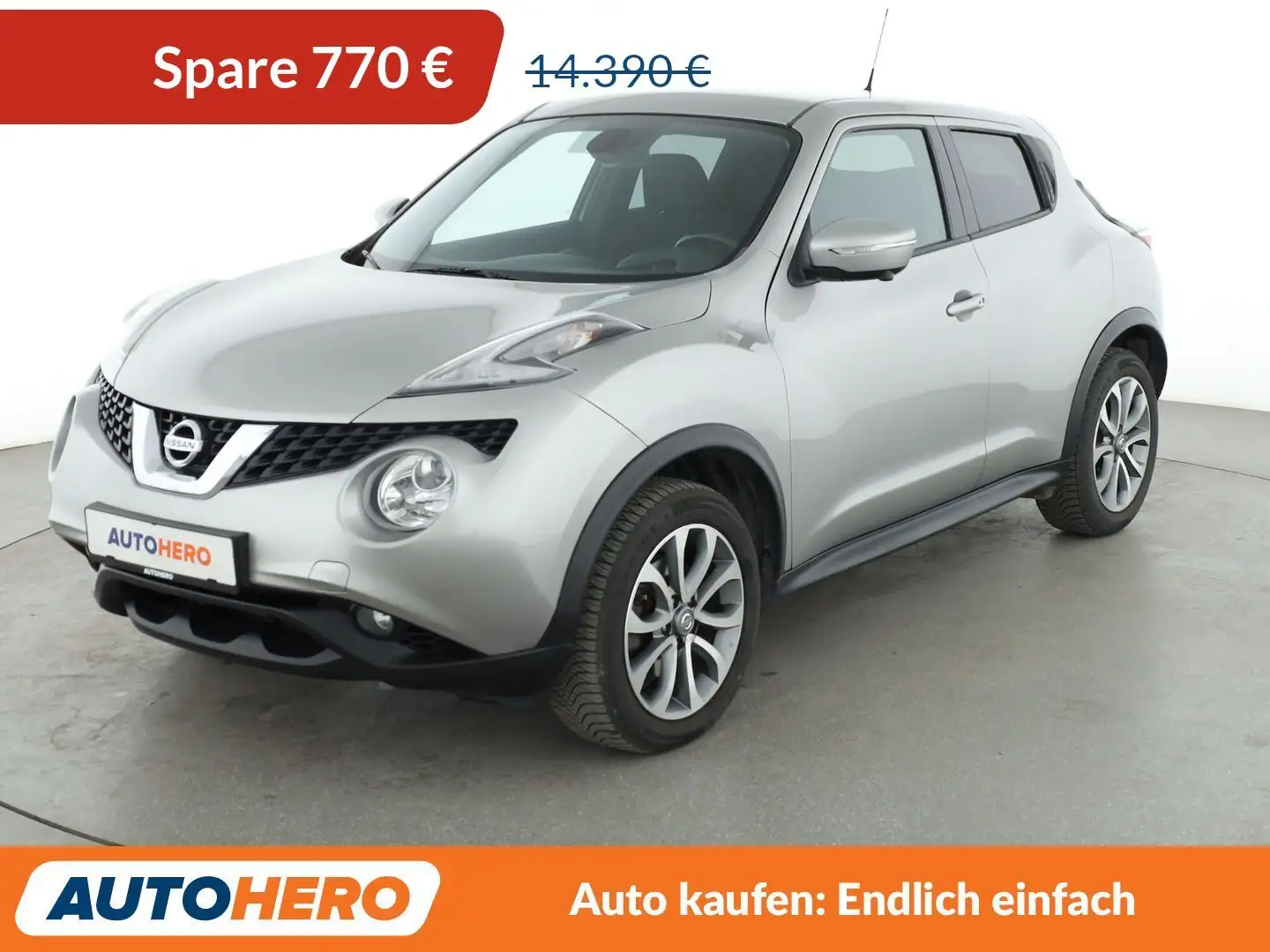 Nissan Juke 1.6 Tekna 4x4 Aut*NAVI*TEMPO*CAM*SHZ*KLIMA* Grau - 1