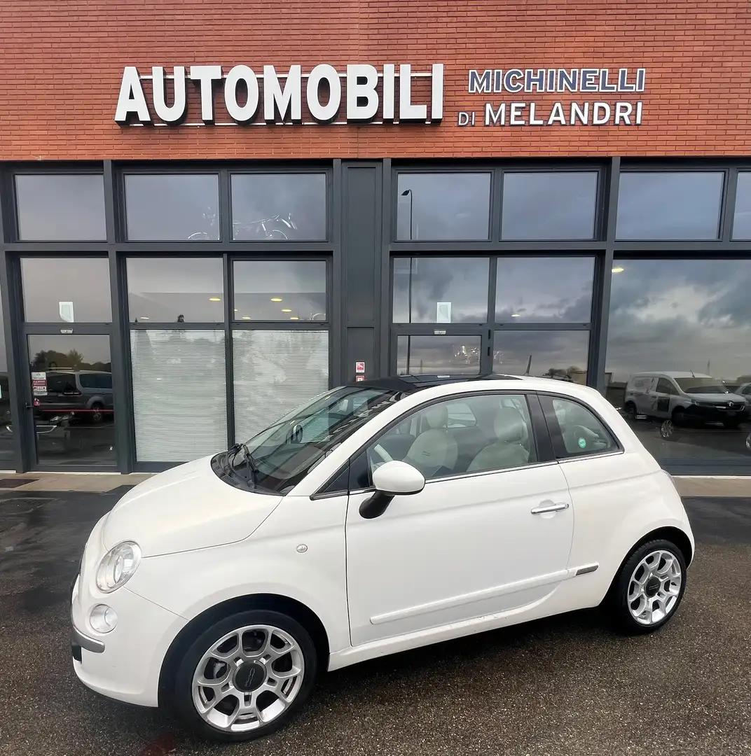 Fiat 500 1.2 Lounge 69cv my14 ideale Anche X Neopat. Blanc - 1