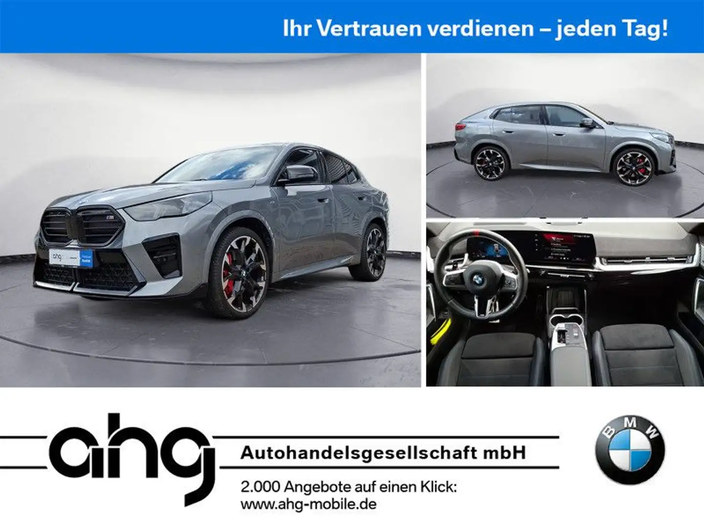 BMW X2 M35i xDrive Steptronic DCT Head-Up Grau - 1