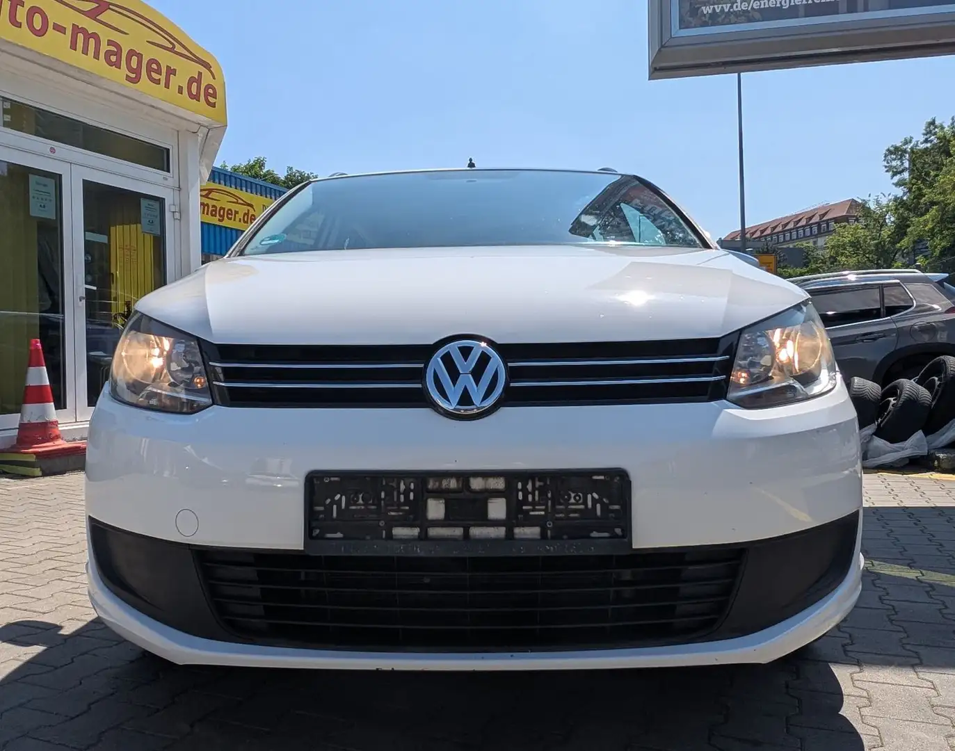 Volkswagen Touran 1.4 Trend*2Hand*Erdgas*CNG*Nav*TüvNeu*TOP Weiß - 2