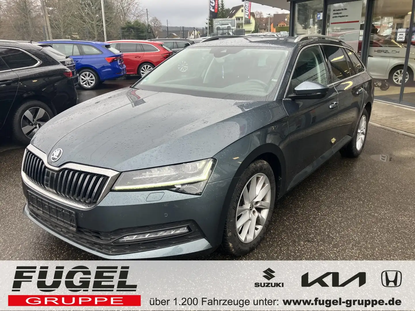 Skoda Superb 1.5 TSI Ambition LED|SHZ|Navi|Klimaaut. Szary - 1