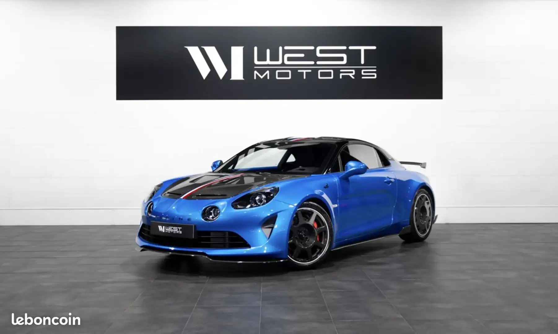 Alpine A110 R 1.8 300 – IMMAT FRANCE Jantes Carbone Baquets Focal 806EMois Bleu - 1