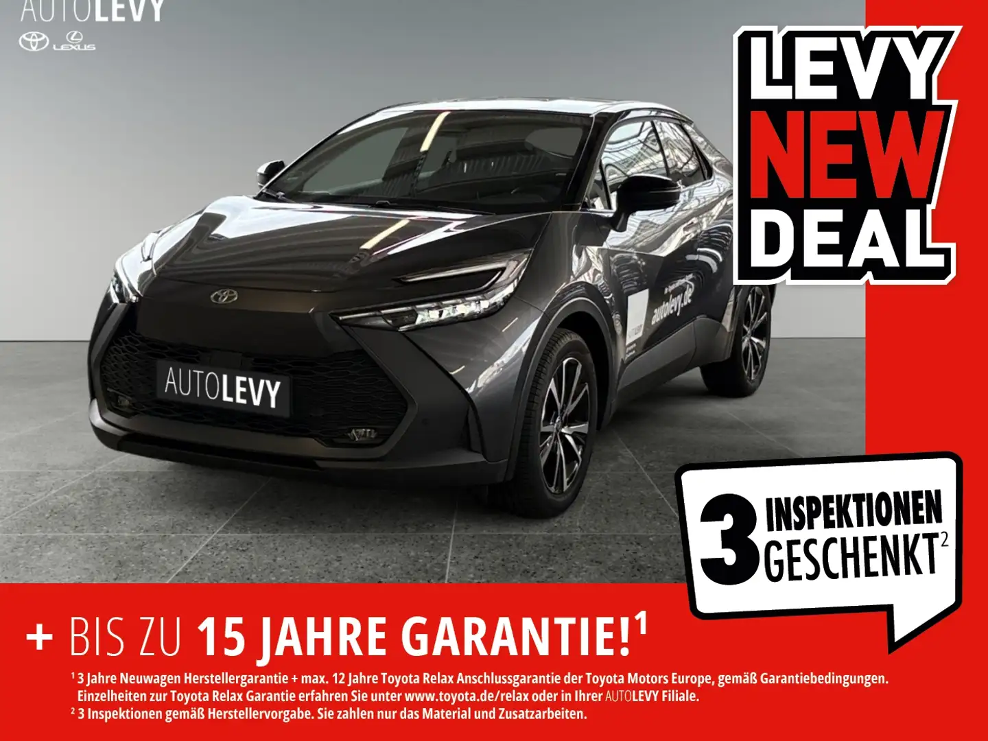 Toyota C-HR 2.0 Team Deutschland AKTION*Technik-Paket Grau - 1