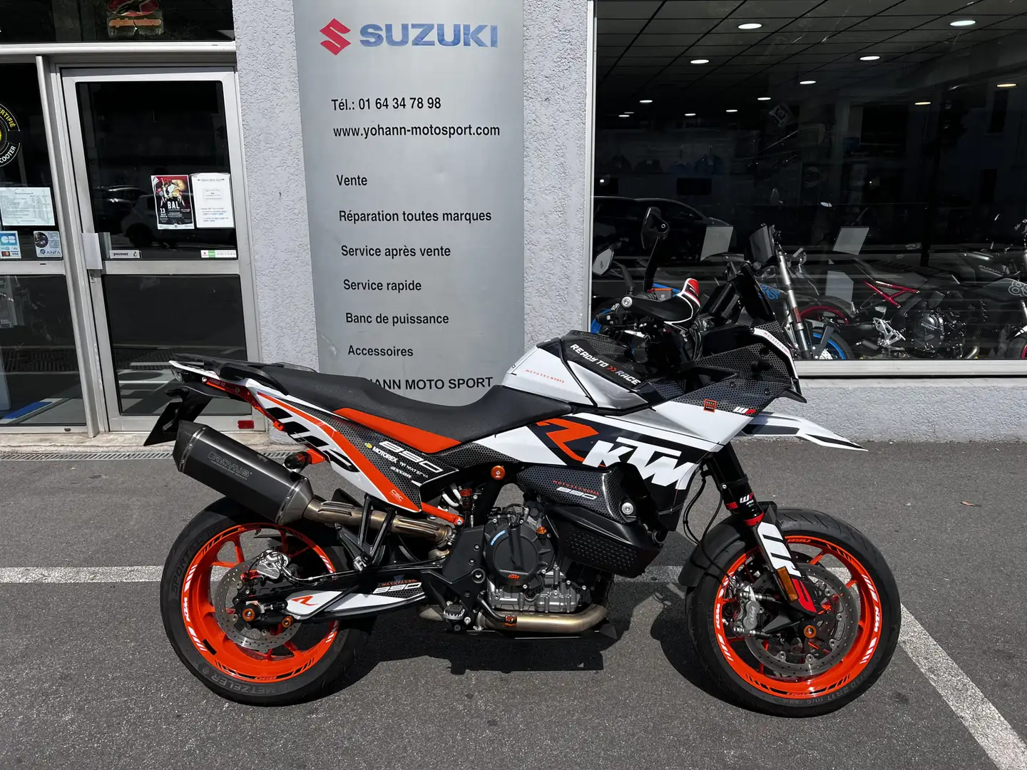 KTM 890 Adventure Blanc - 1