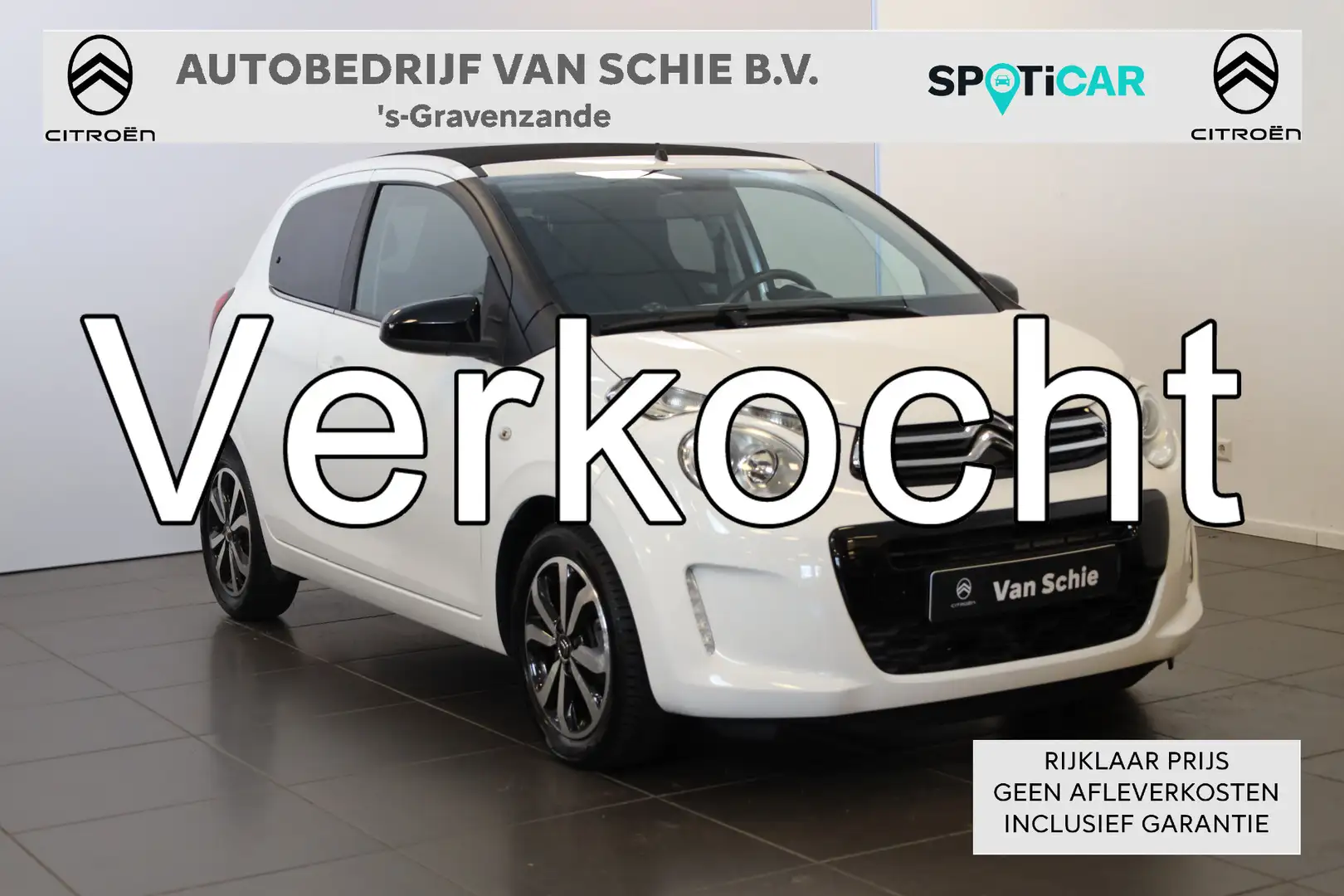 Citroen C1 e-VTi 68 Airscape Shine LMV | Camera | Open dak! Weiß - 1