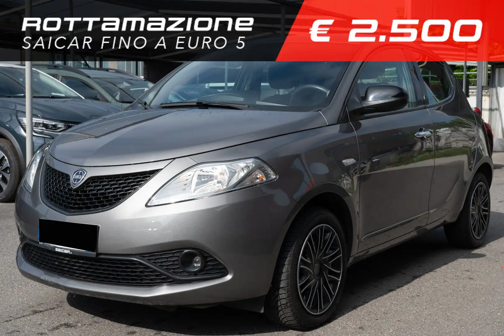 Lancia Ypsilon 1.0 FireFly 5 porte S&S Hybrid Gold Grigio - 1