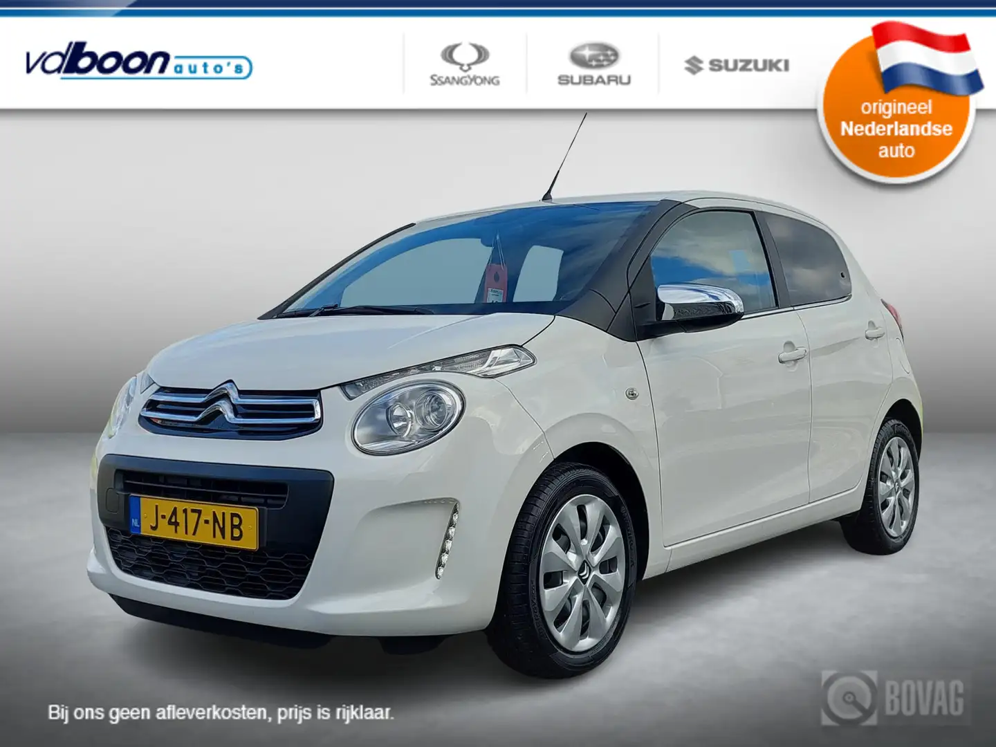 Citroen C1 1.0 VTi Feel AIRCO | NL-auto | rijklaarprijs !! Wit - 1