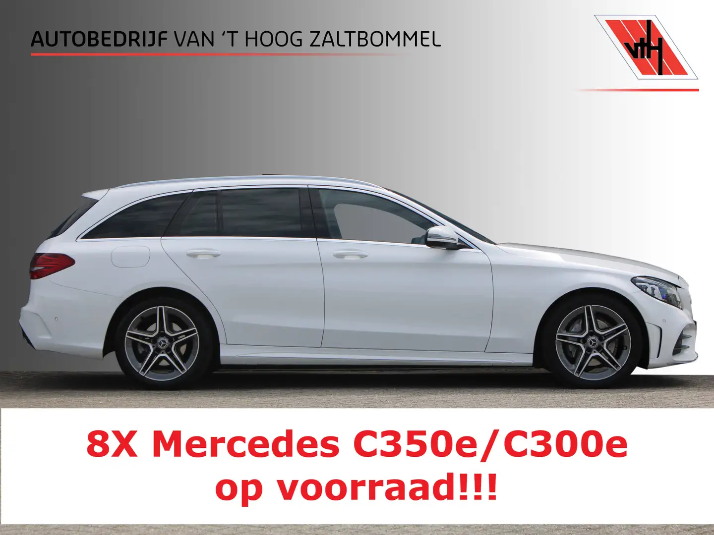 Mercedes-Benz C 180 Estate AUT9 Business Solution AMG PANORAMADAK VIRT Wit - 1