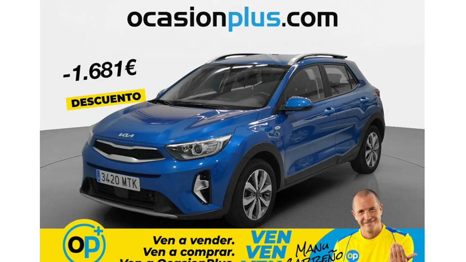 Kia Stonic 1.0 T-GDi Eco-Dynamic Drive 100 Azul - 1