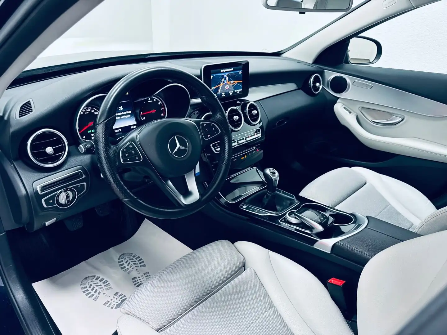 Mercedes-Benz C 180 C Limousine * 1.HAND * NAVI * 8xALU * Bleu - 2