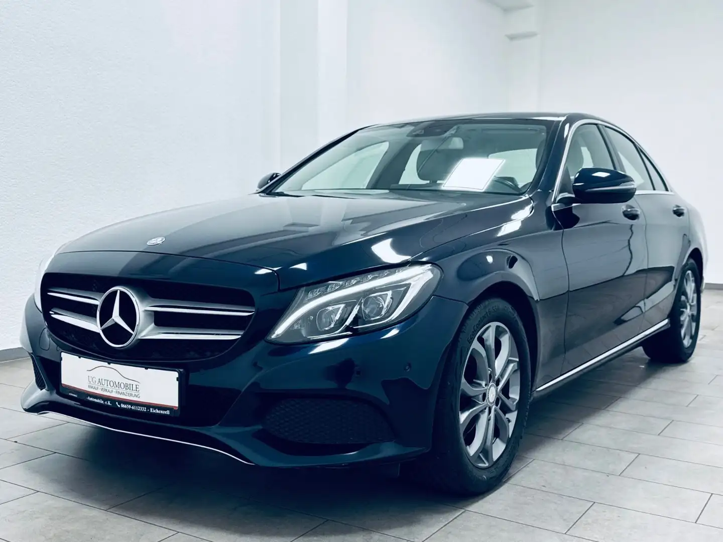 Mercedes-Benz C 180 C Limousine * 1.HAND * NAVI * 8xALU * Bleu - 1