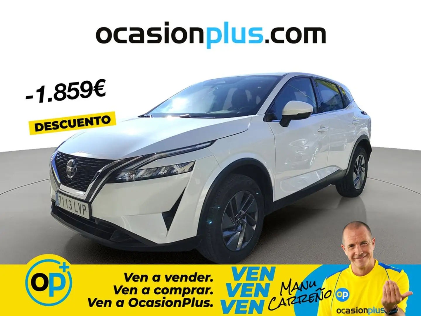 Nissan Qashqai 1.3 DIG-T mHEV 12V Acenta 4x2 Aut. 116kW Blanco - 1