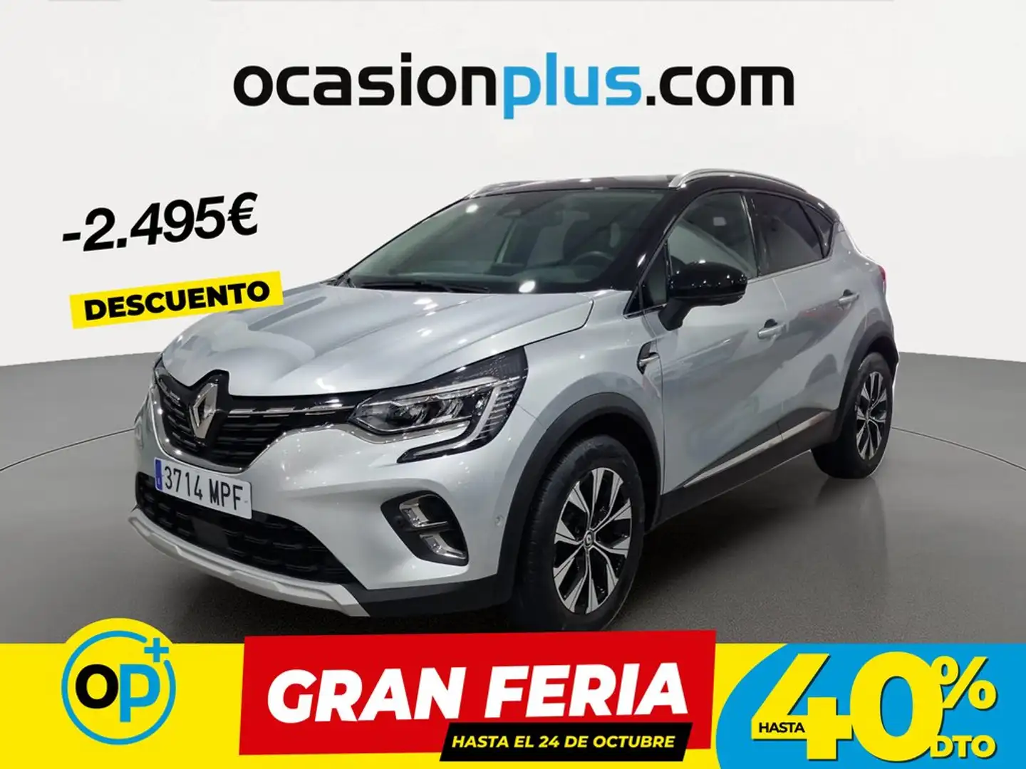 Renault Captur TCe Techno 67kW Gris - 1