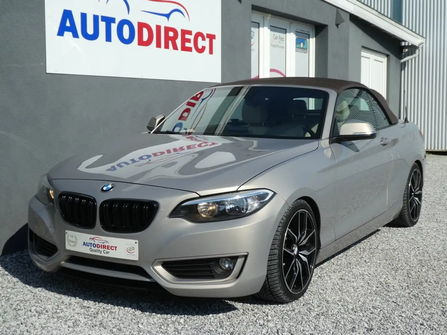 BMW 218 d Cabriolet Sport Cuir, Navi **GARANTIE 1 JAAR** Сірий - 1