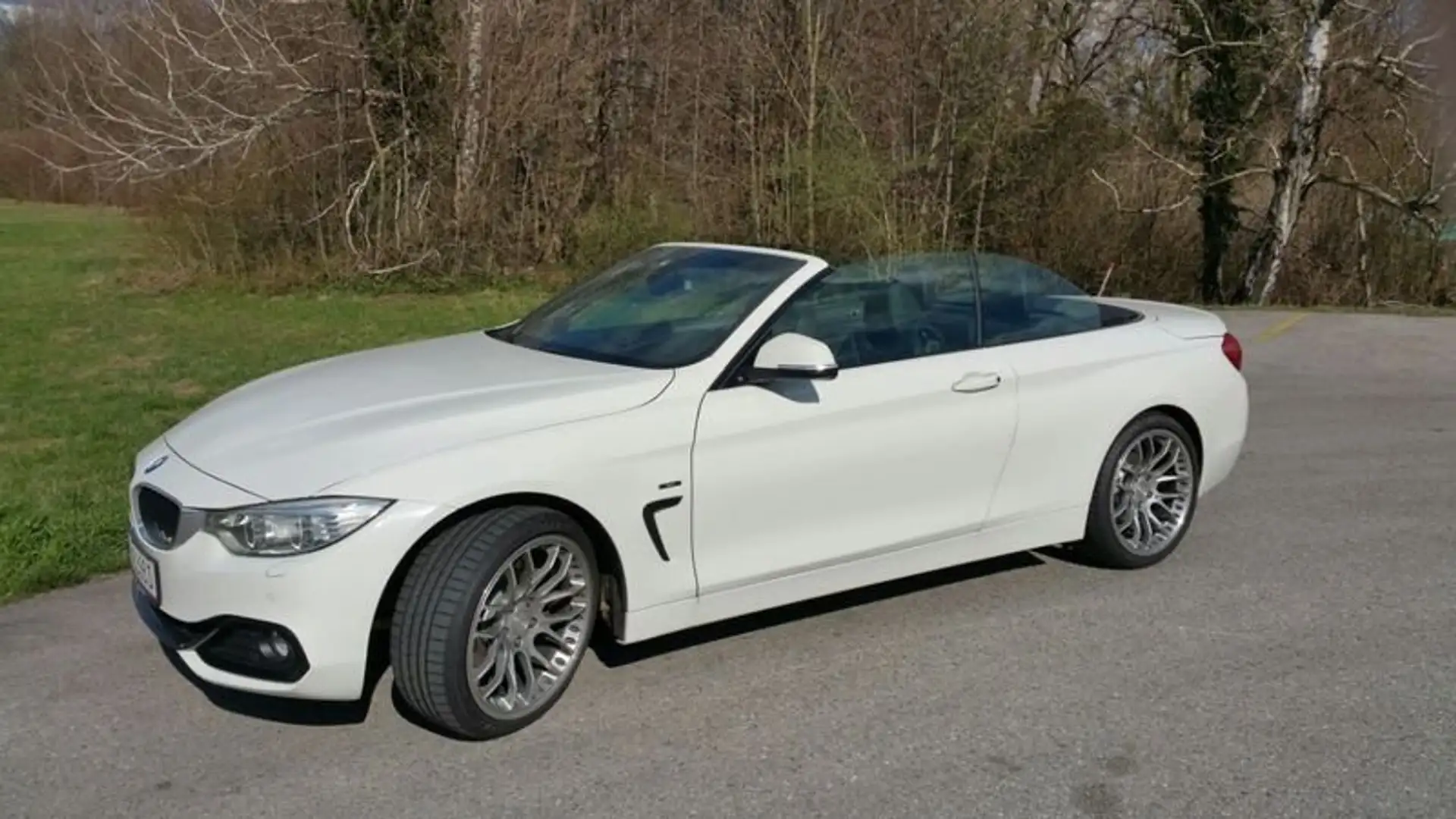 BMW 428 428i Cabrio Aut. Sport Line Weiß - 1