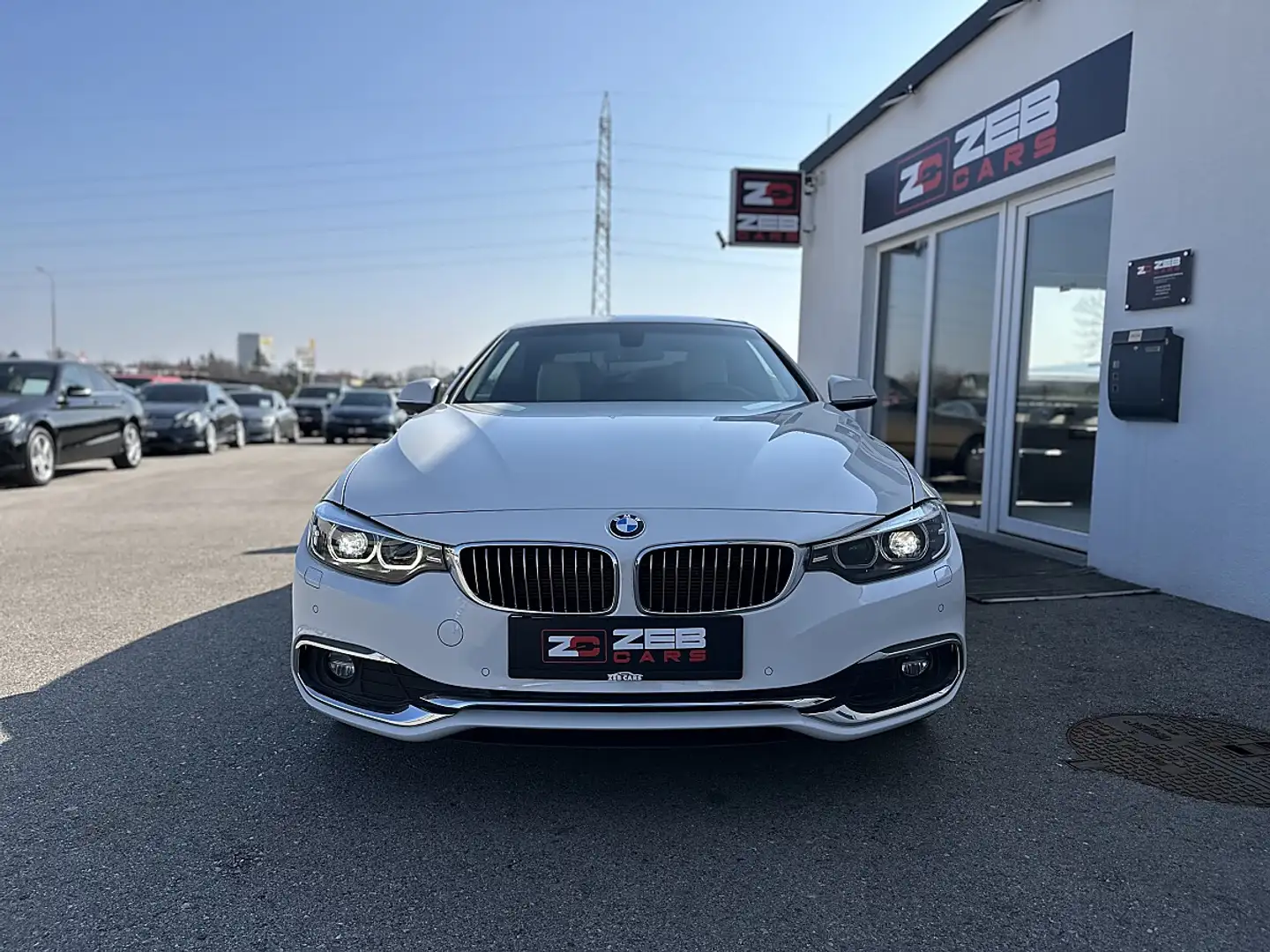 BMW 420 d Cabrio Luxury Line Weiß - 2