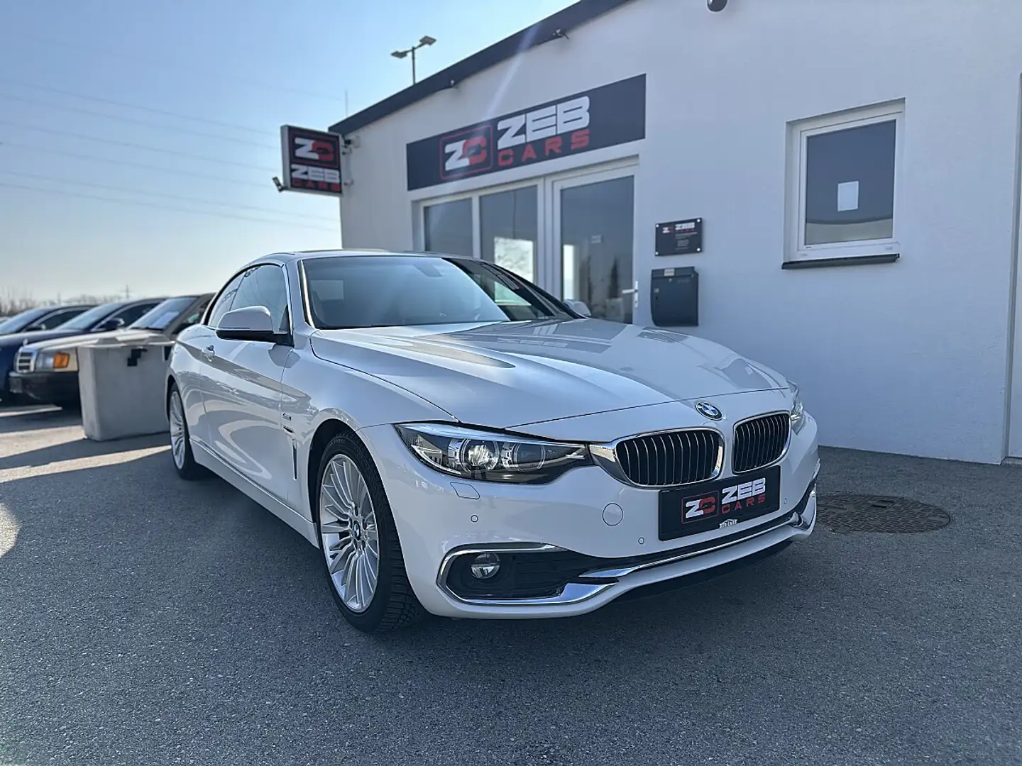BMW 420 d Cabrio Luxury Line Weiß - 1