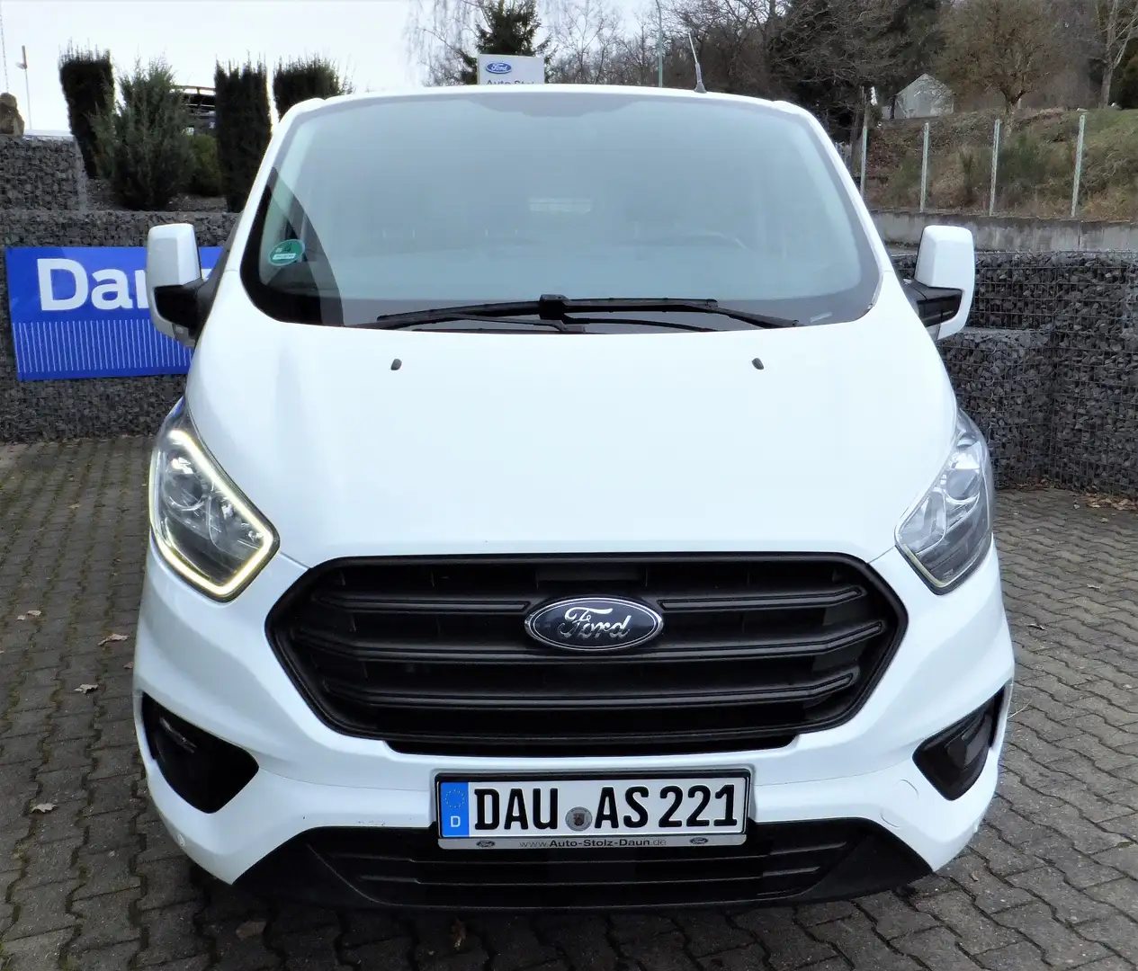 Ford Transit Custom 320 L1H1 Kasten AHK, Dachgepäckträger Weiß - 2