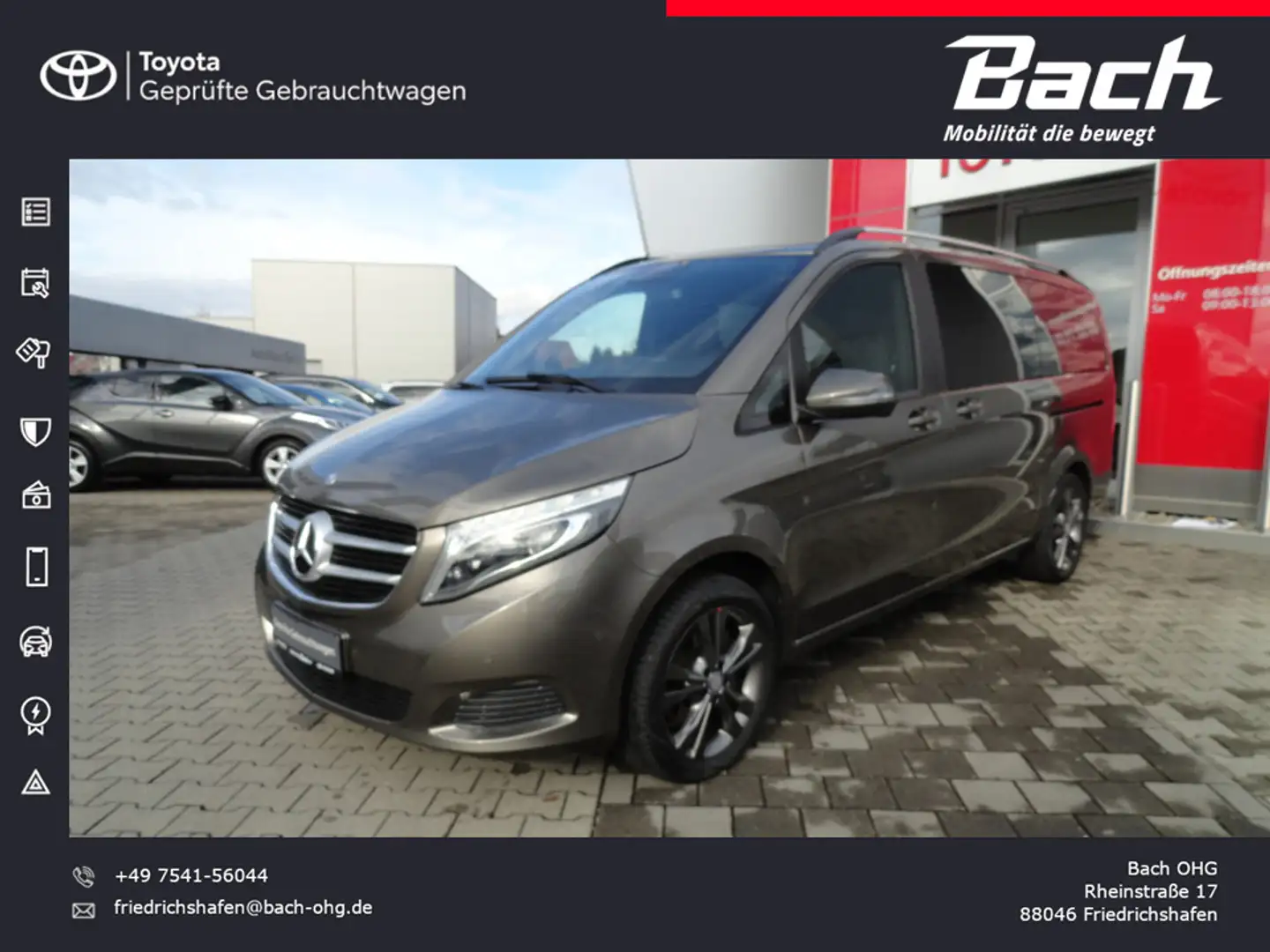 Mercedes-Benz V 250 V250 CDI Score 4 Matic lang  Automatik Kamera Gris - 1