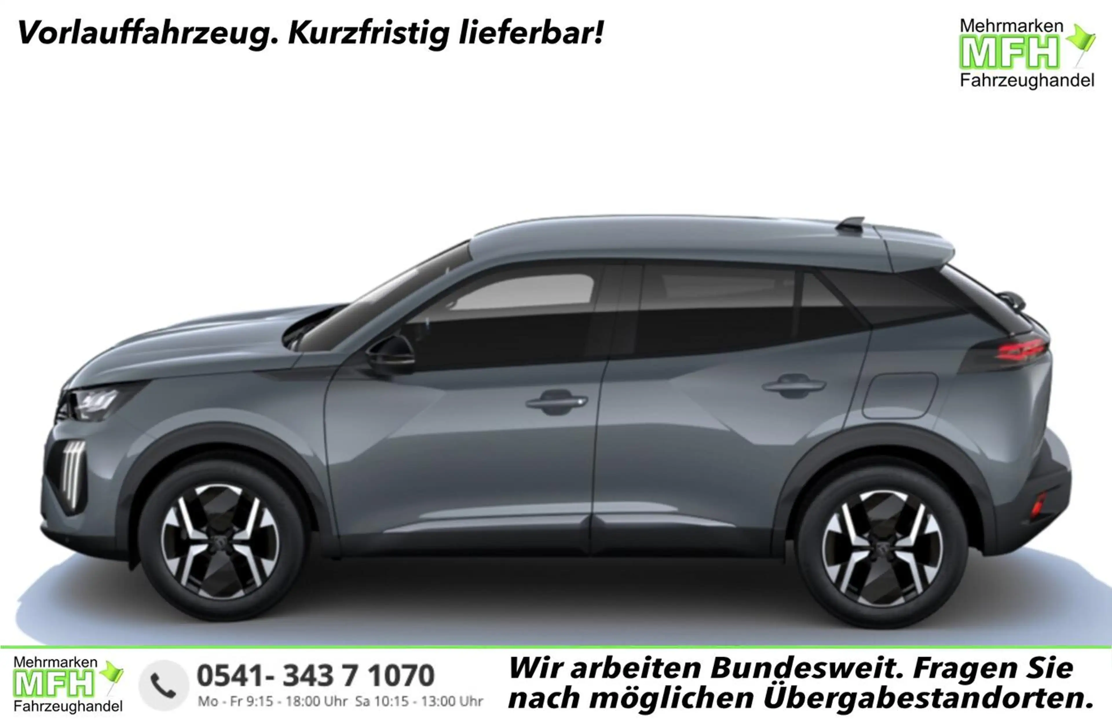 Peugeot 2008 Allure Nav Keyl CarPlay LED 2xPDC BT Temp 74 kW...