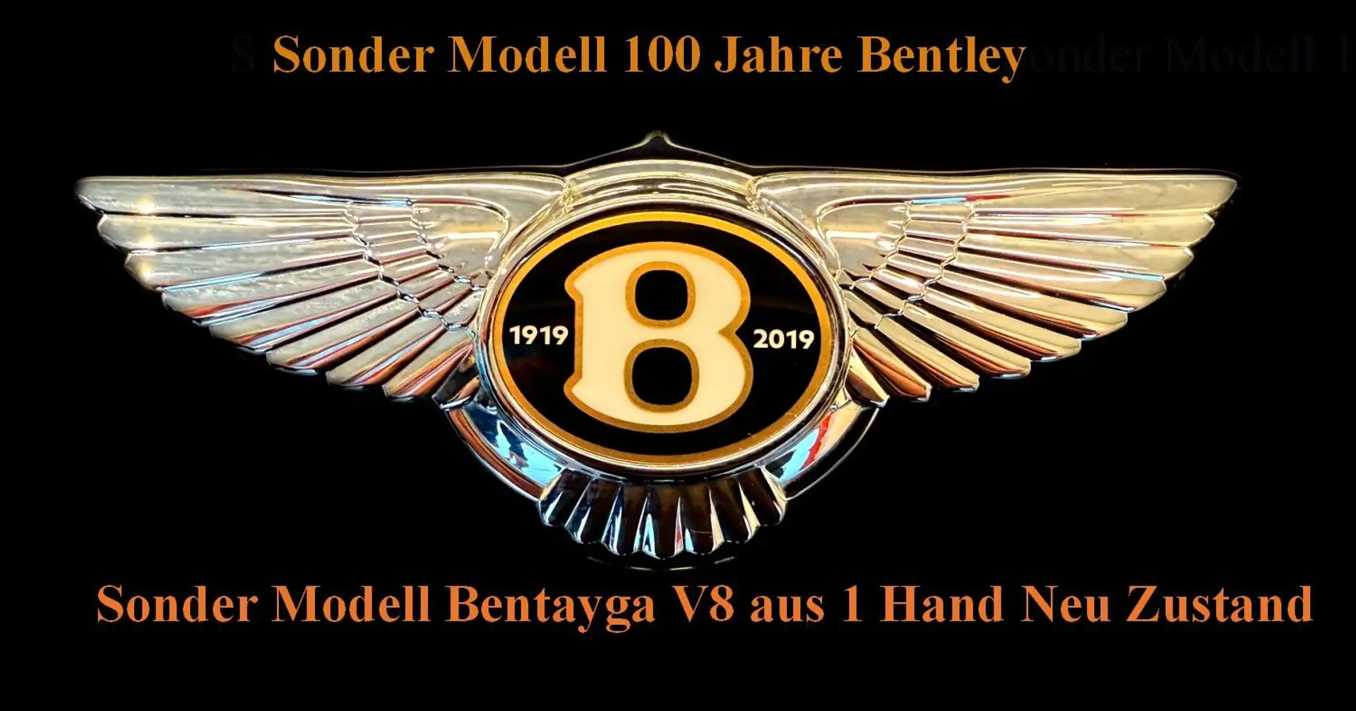 Bentley Bentayga Mulliner V8 100 Jahre Bentley 1Hand 19% Blau - 2