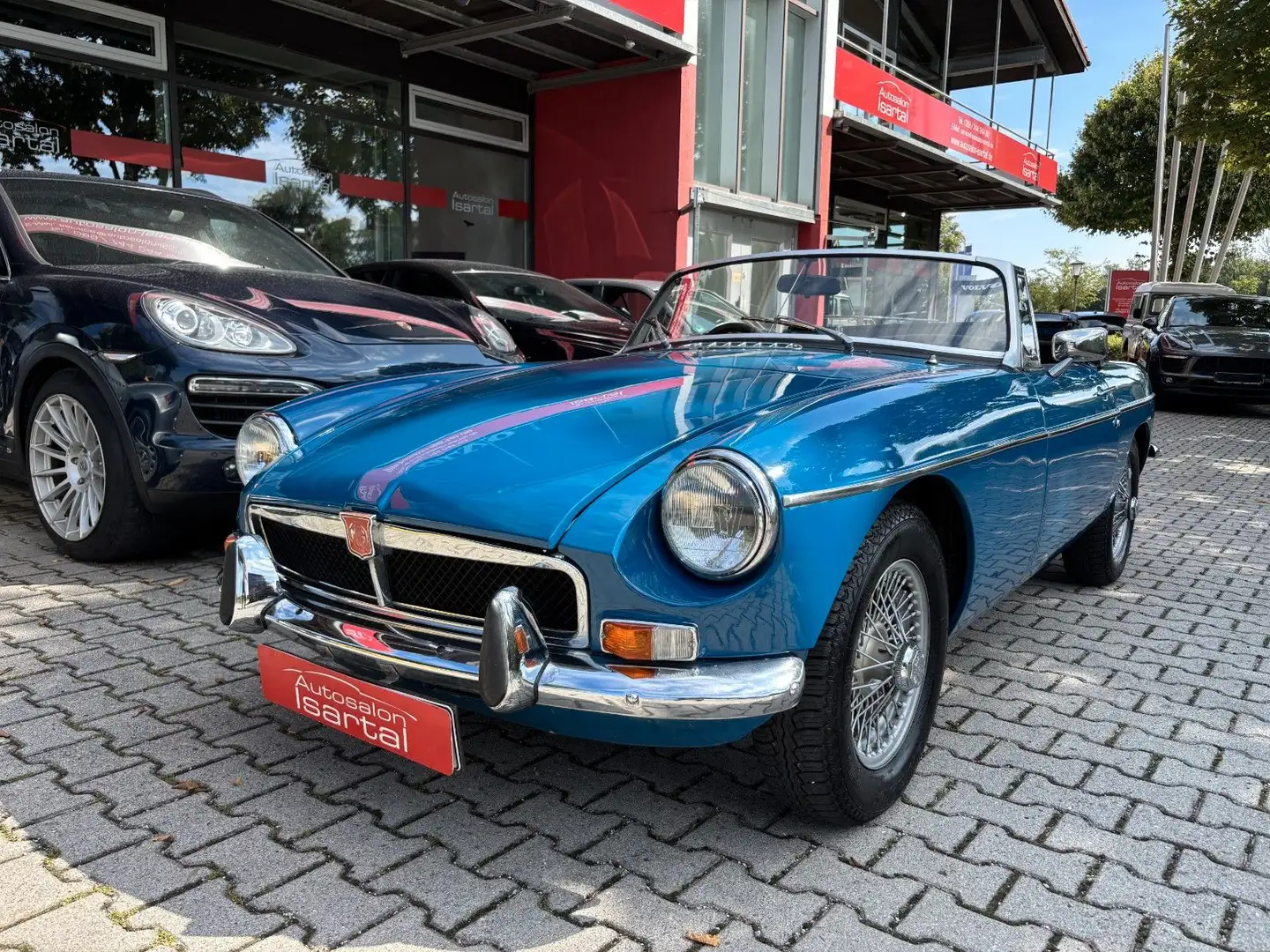 MG MGB Roadster - Tolle Farbkombi! RHD Blau - 2