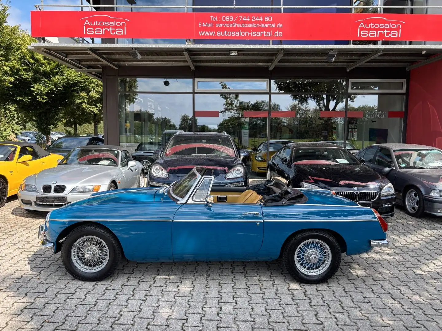 MG MGB Roadster - Tolle Farbkombi! RHD Blau - 1