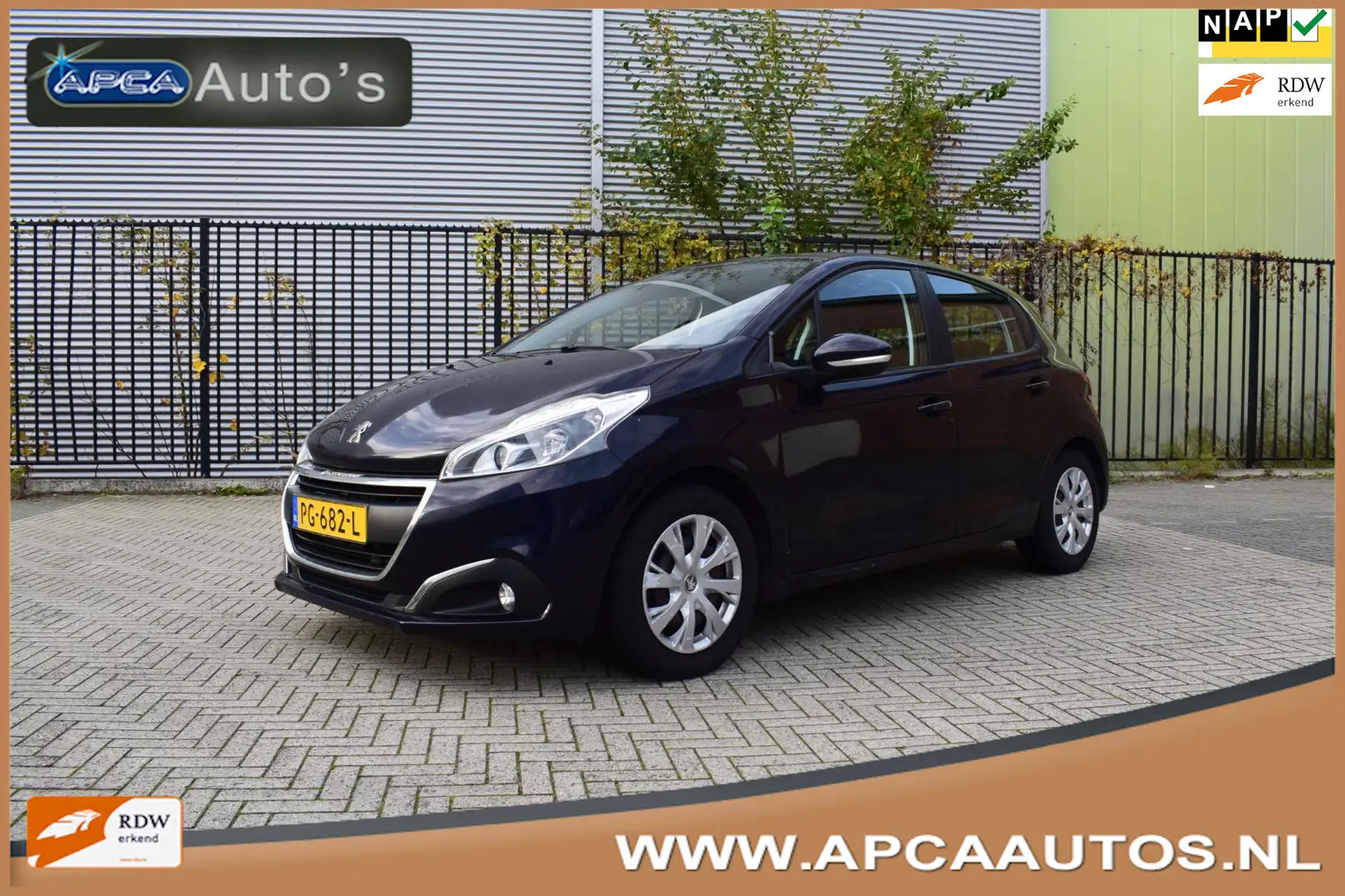 Peugeot 208 1.2 PureTech Blue Lion NW DBriem 12 mnd GARANTIE 2 Blauw - 1
