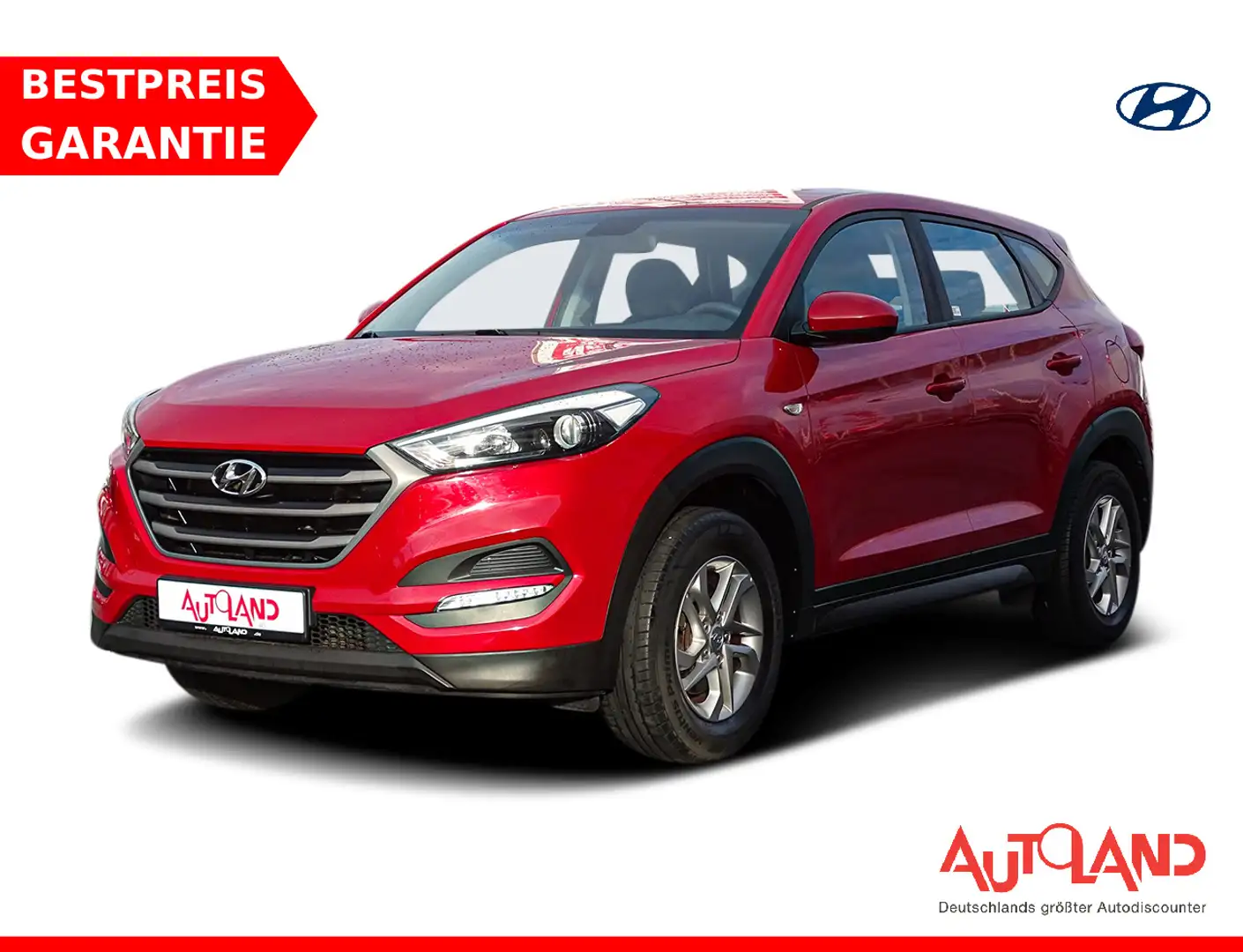 Hyundai TUCSON 1.6 GDI Klima USB Bluetooth Rot - 1