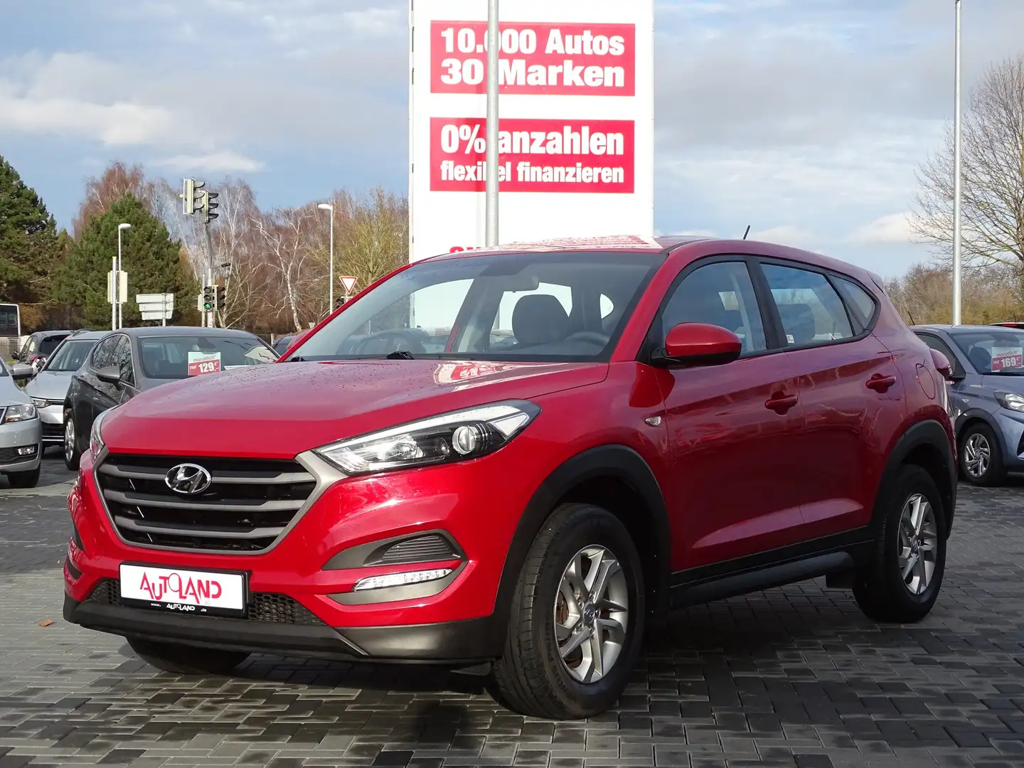 Hyundai TUCSON 1.6 GDI Klima USB Bluetooth Rot - 2