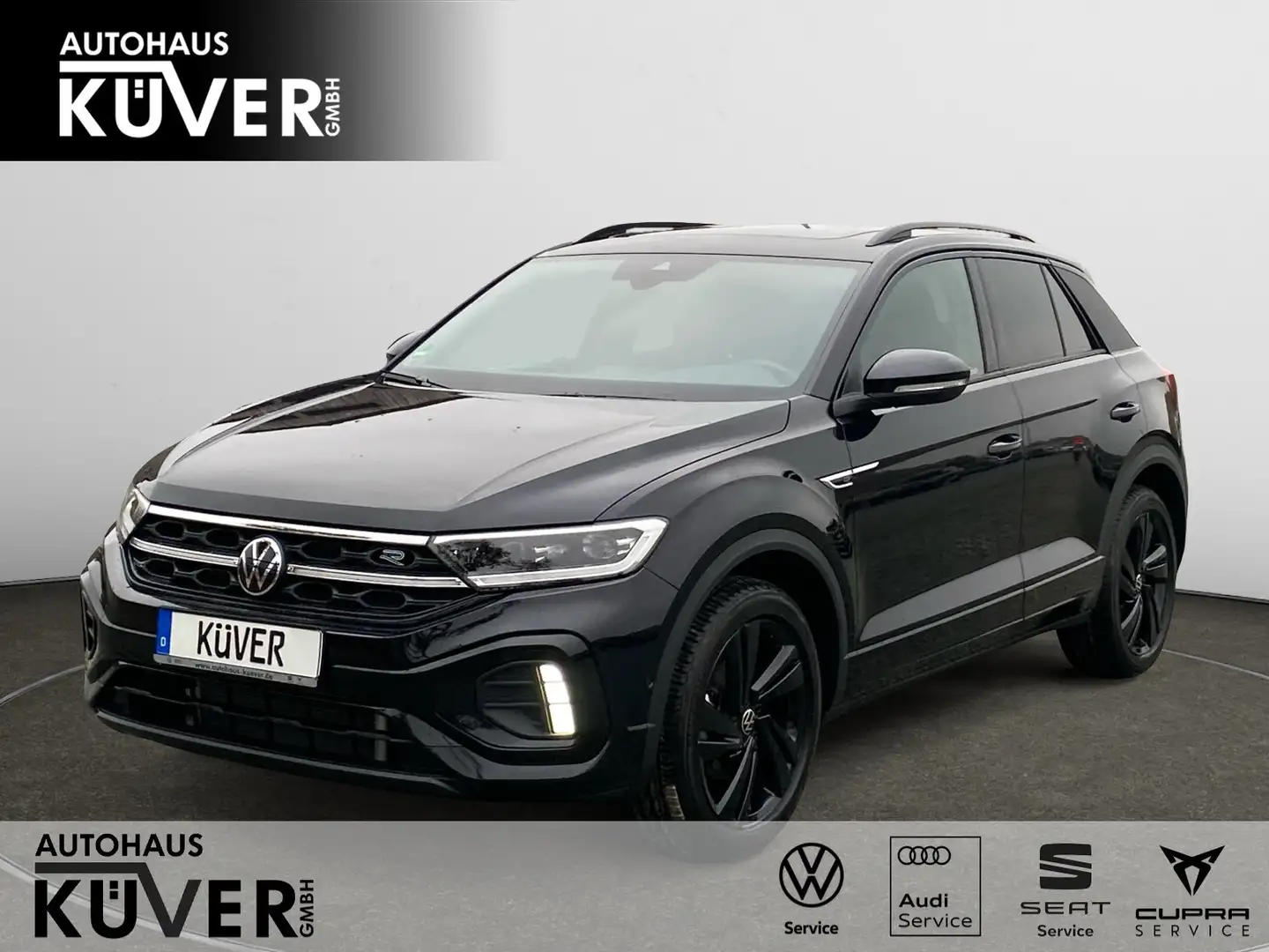 Volkswagen T-Roc R-Line 1.5 TSI DSG Navi+Pano+AHK+Matrix BLACK+MATR Schwarz - 1