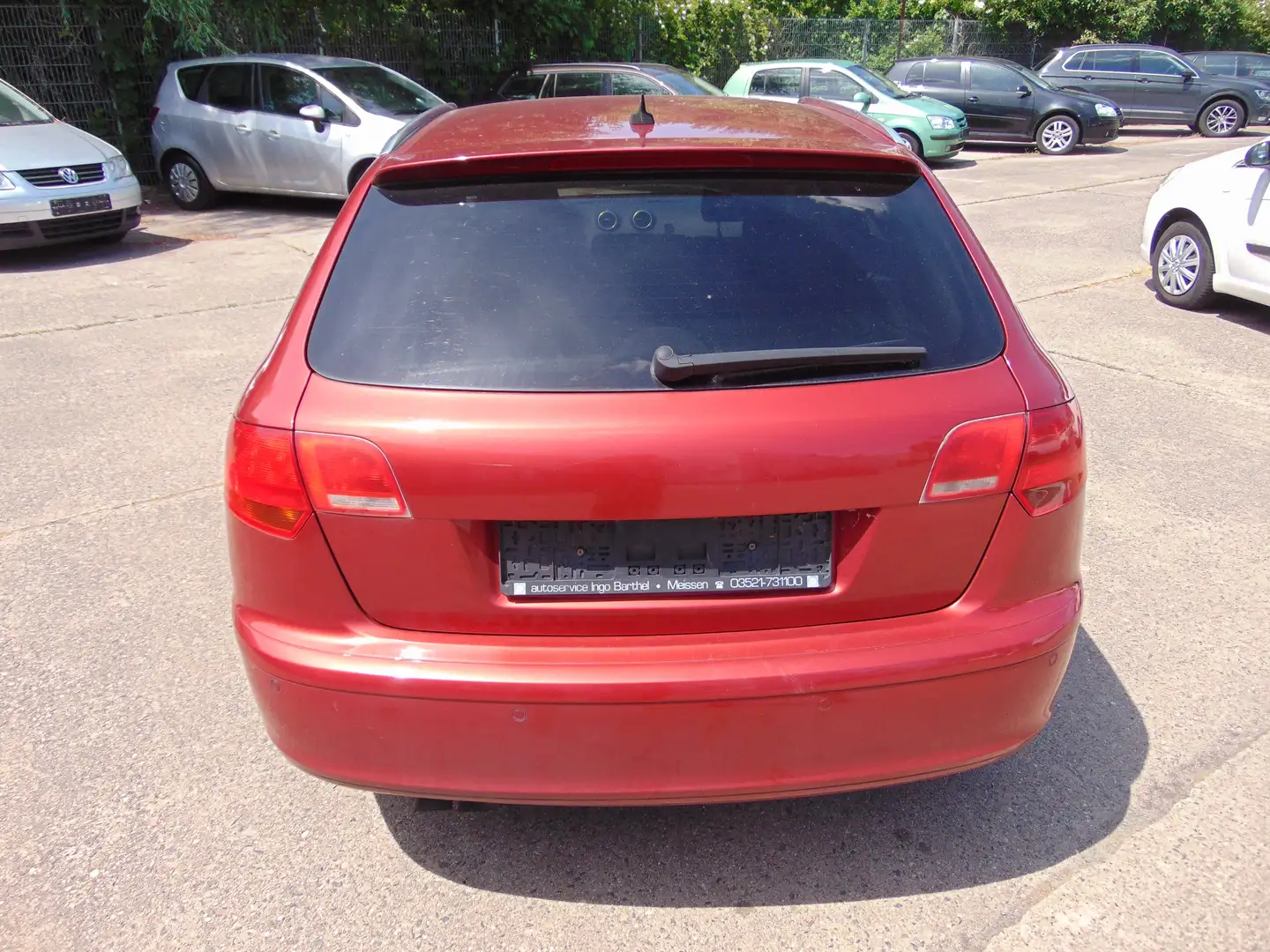 Audi A3 2.0 TDI Ambition/PDC/ SHZ/Klimaautomatik Piros - 2