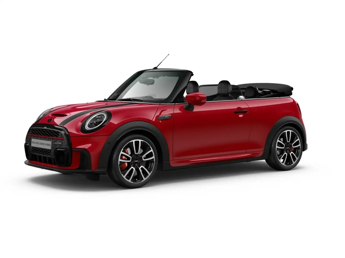 MINI John Cooper Works Cabrio JCW TRIM AUTOMATIK NAVI HuD LED ACC HiFi Rot - 1