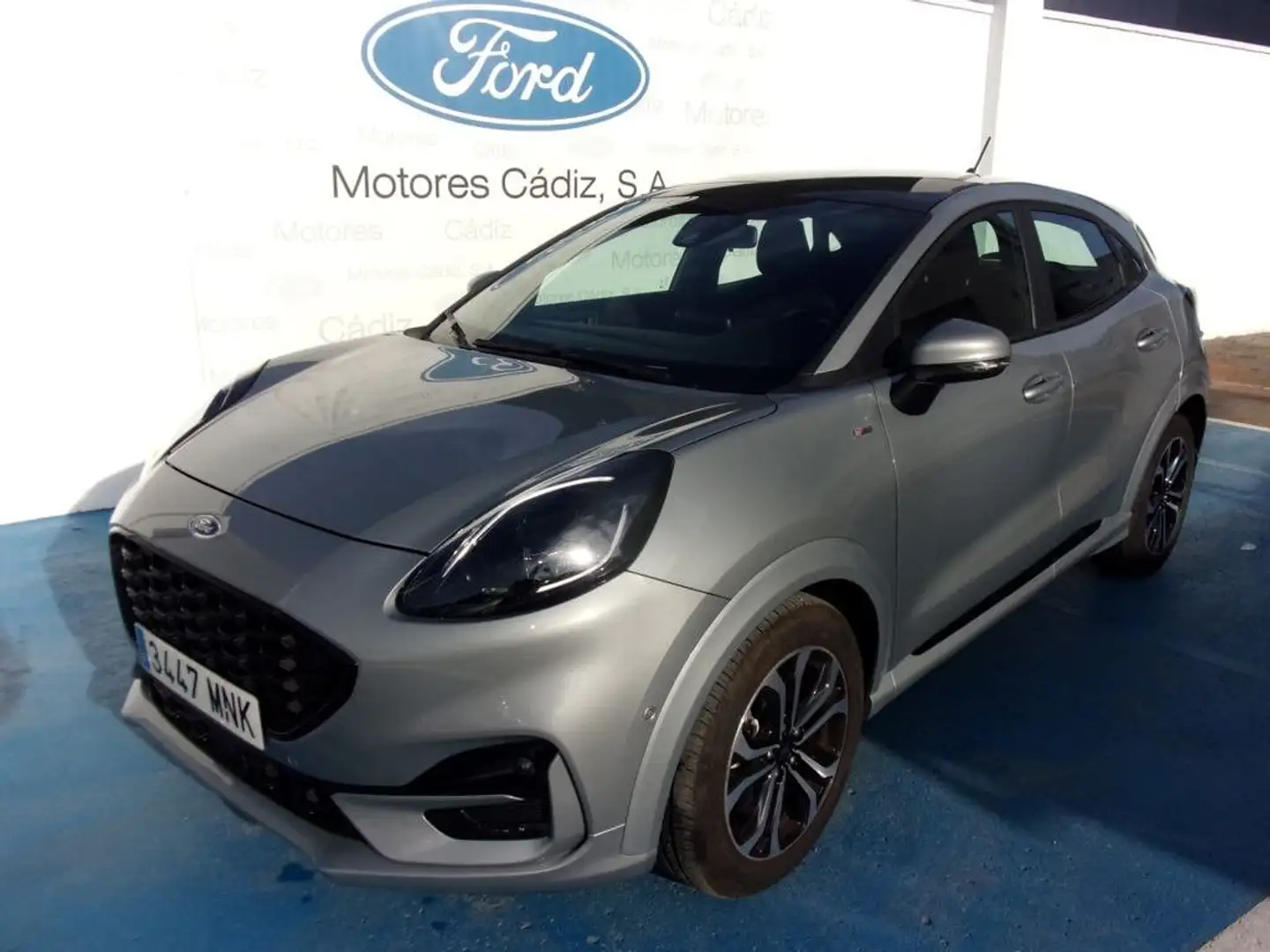 Ford Puma 1.0 EcoBoost MHEV ST-Line Aut. 125 Argent - 1