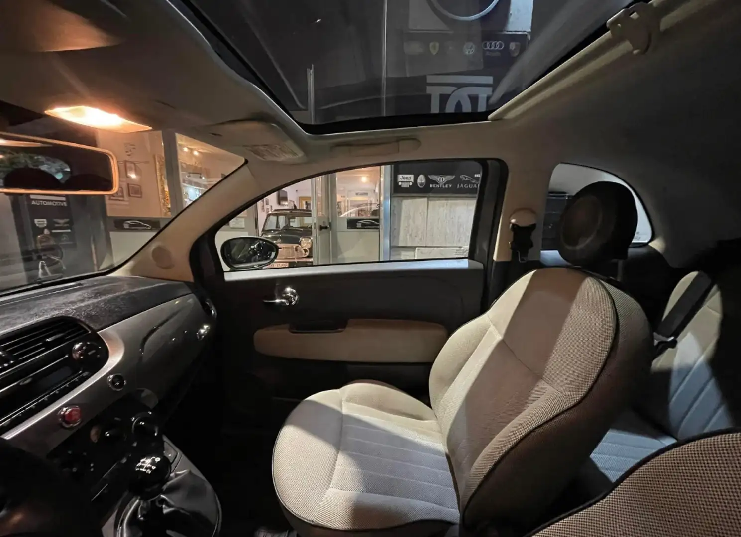 Fiat 500 1.2 Lounge 69cv Gris - 2