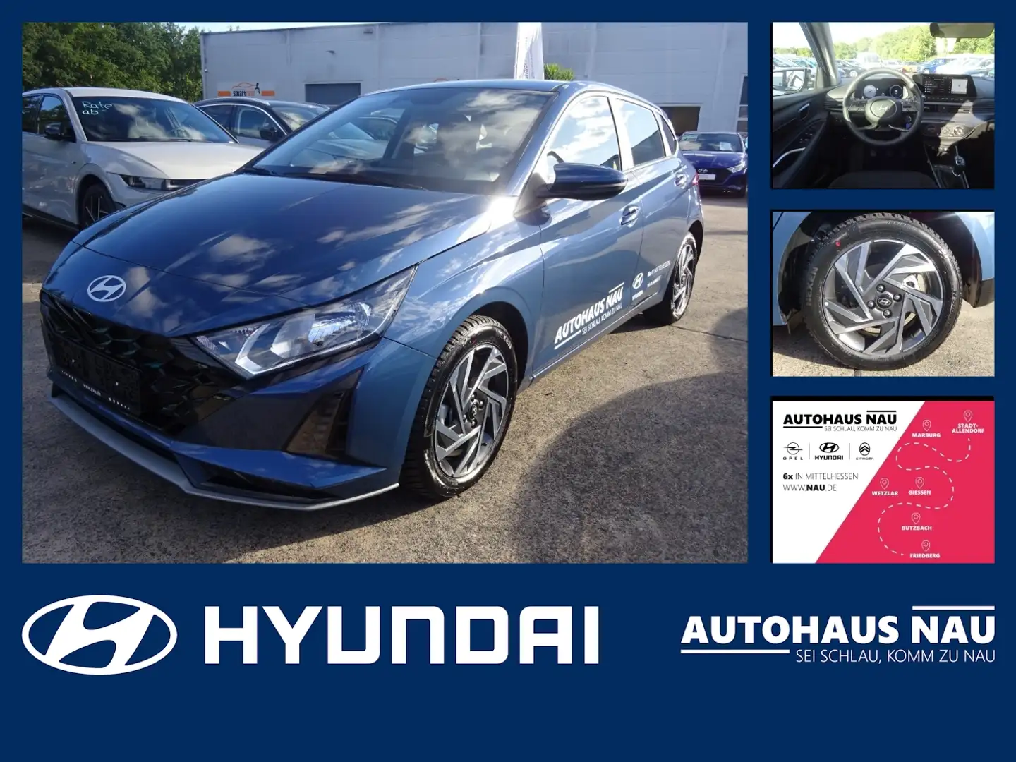 Hyundai i20 1.0 T-GDI Trend inkl. Big Deal! Blau - 1