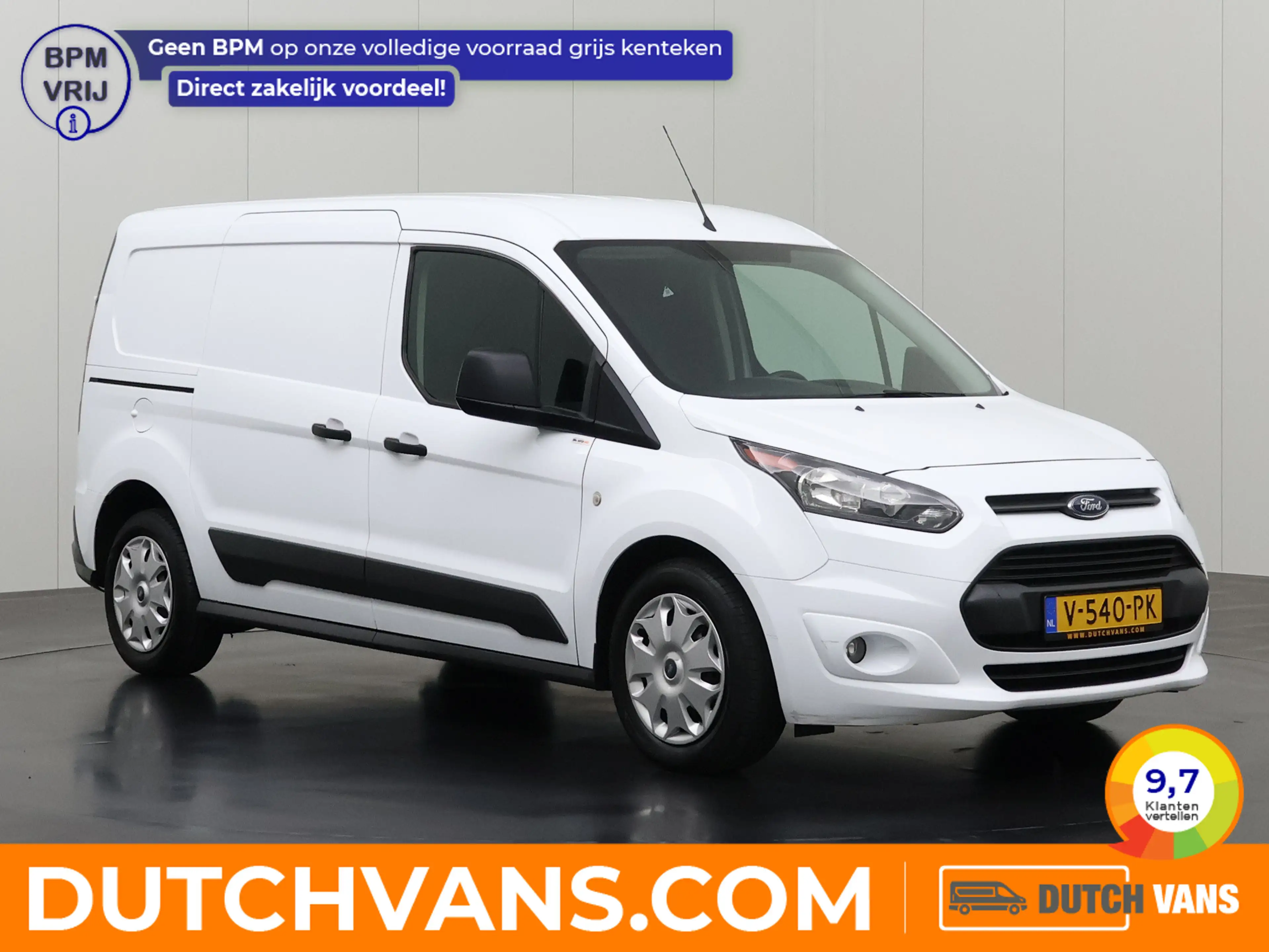 Ford Transit Connect 1.0 Ecoboost Benzine Lang | 3-Zits | Airco | Cruis