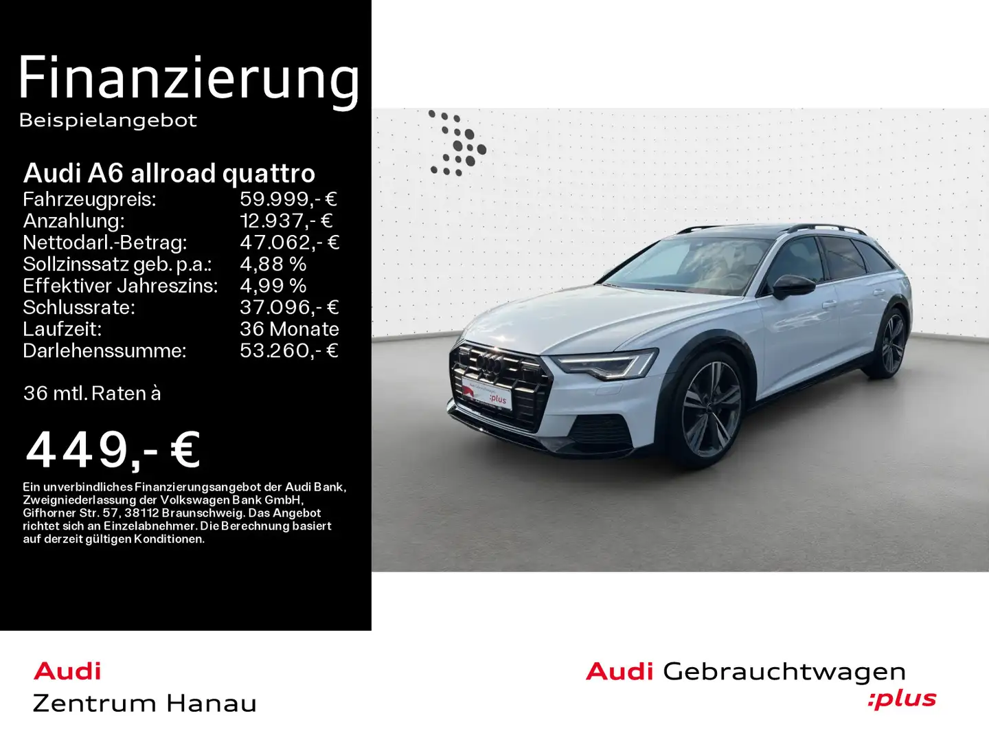 Audi A6 allroad A6 allroad 50 TDI QUATTRO *MATRIX*PANO*AHK*LUFT* Weiß - 1