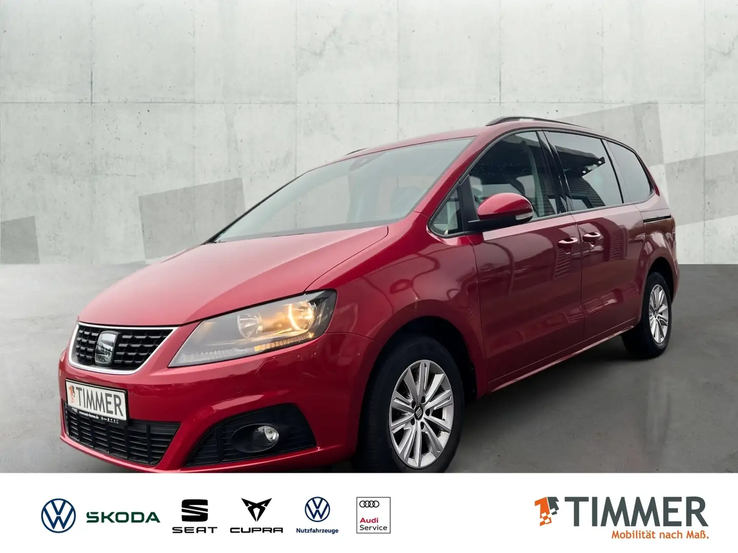SEAT Alhambra 2.0 TDI STYLE *7-Sitz *ACC *NAVI *RKAM *SHZ *ALU Rot - 1