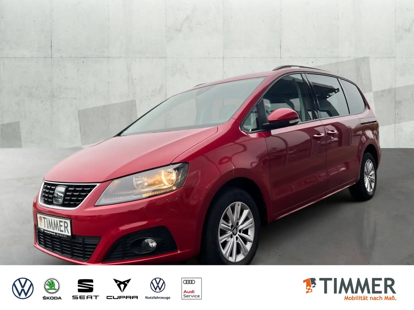 SEAT Alhambra 2.0 TDI STYLE *7-Sitz *ACC *NAVI *RKAM *SHZ *ALU Rot - 2