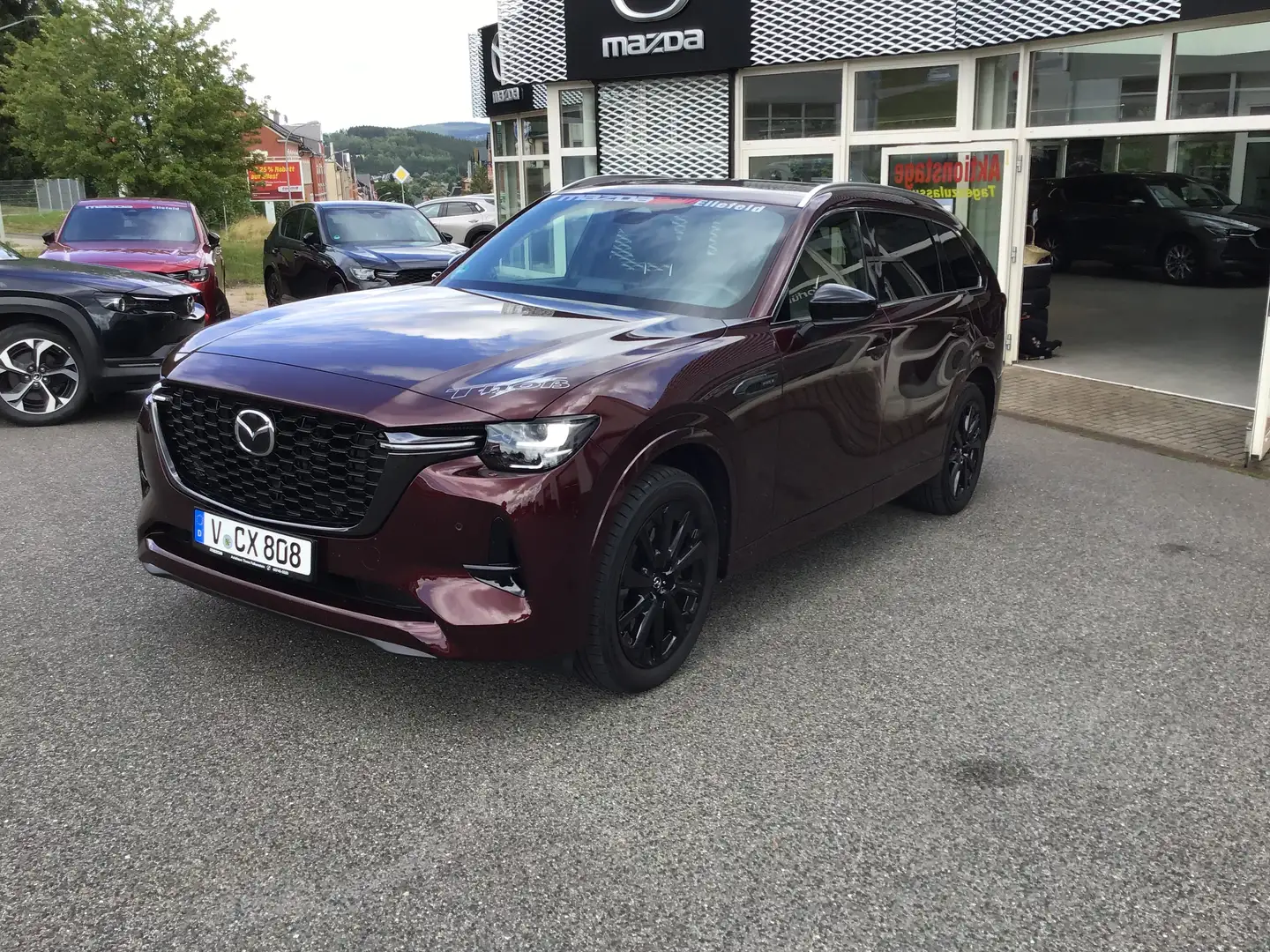 Mazda CX-80 Homura+ AWD 7Sitze Pano 360° Matrix LED Bose Rot - 1