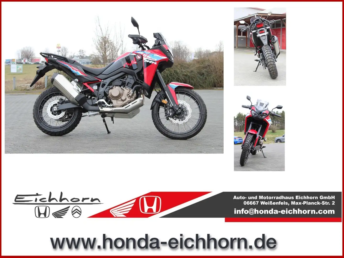Honda CRF 1100 CRF 1100L Africa Twin ABS+LED !!Aktion!! Piros - 1