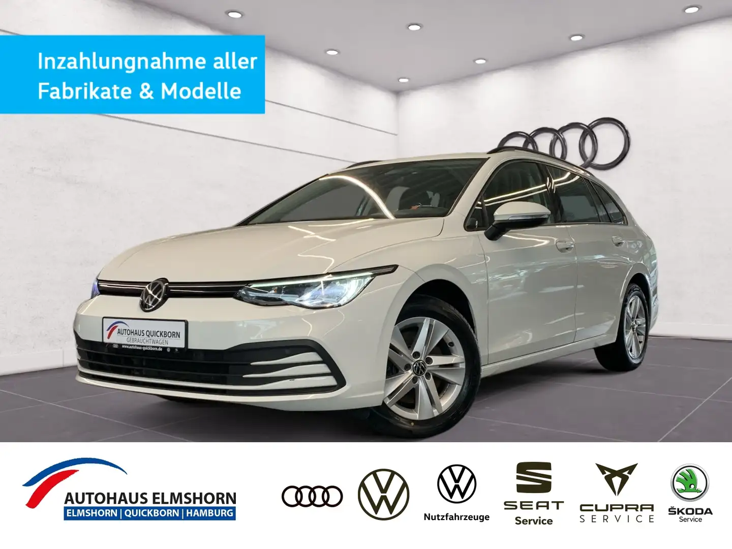 Volkswagen Golf Variant Life 2.0 TDI DSG NAVI ACC APP KLIMA Blanc - 1